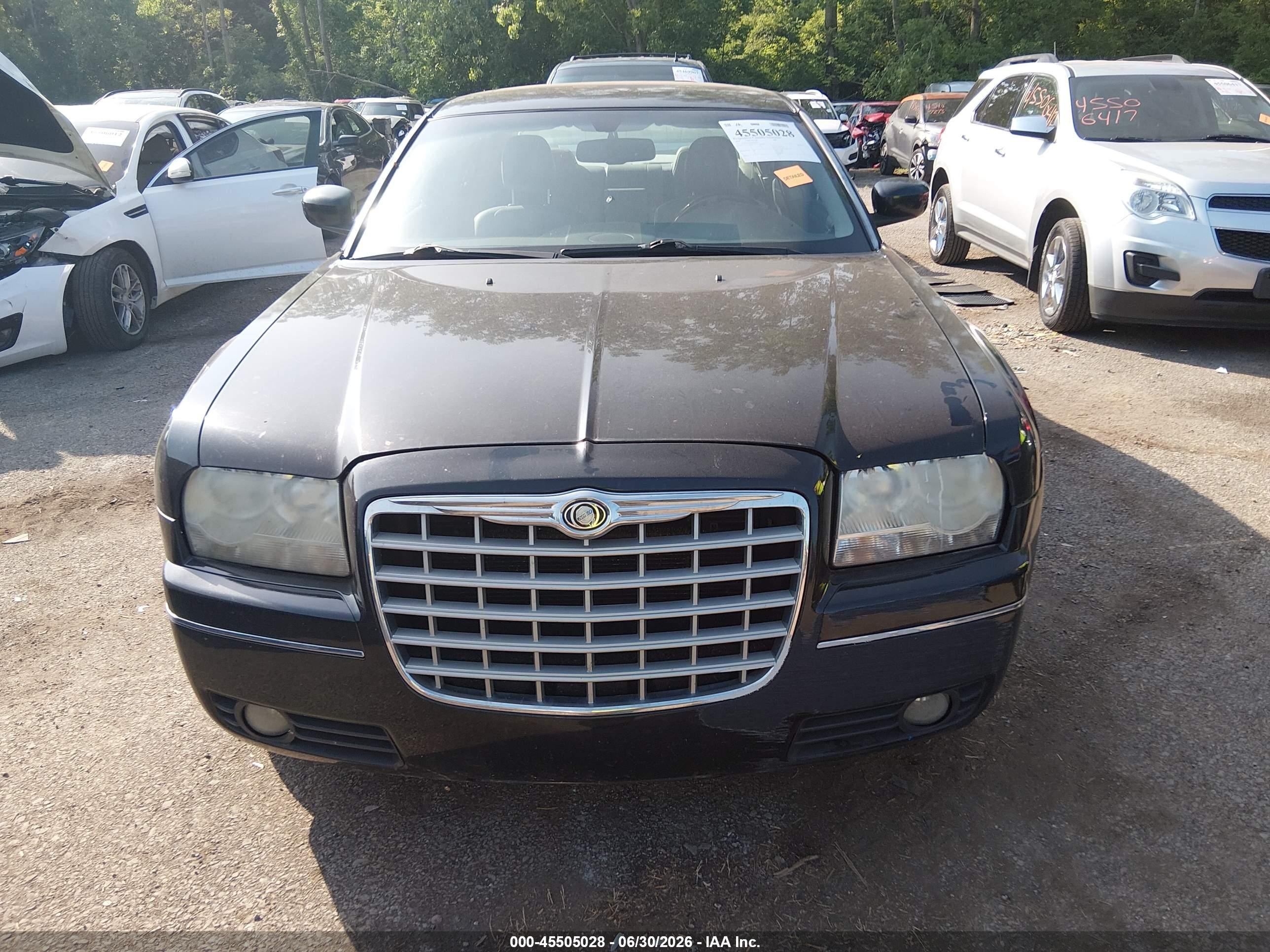 2006 Chrysler 300 Touring Black vin: 2C3KA53G36H474819