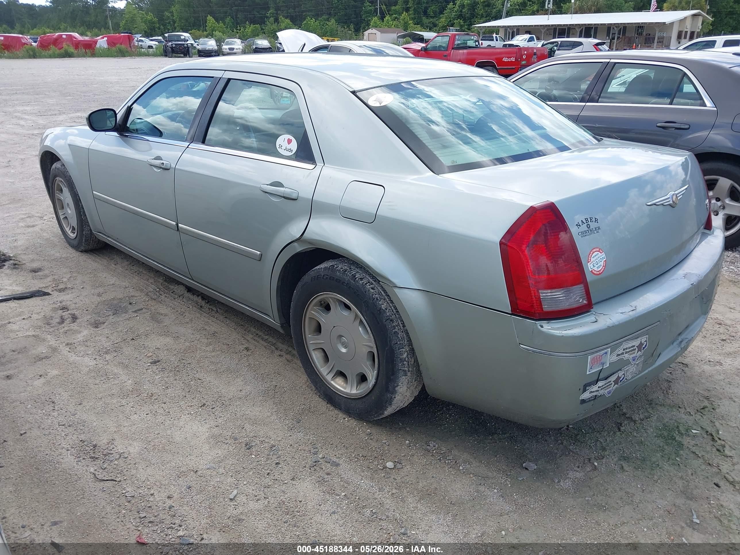 2006 Chrysler 300 Touring Green vin: 2C3KA53G46H151332