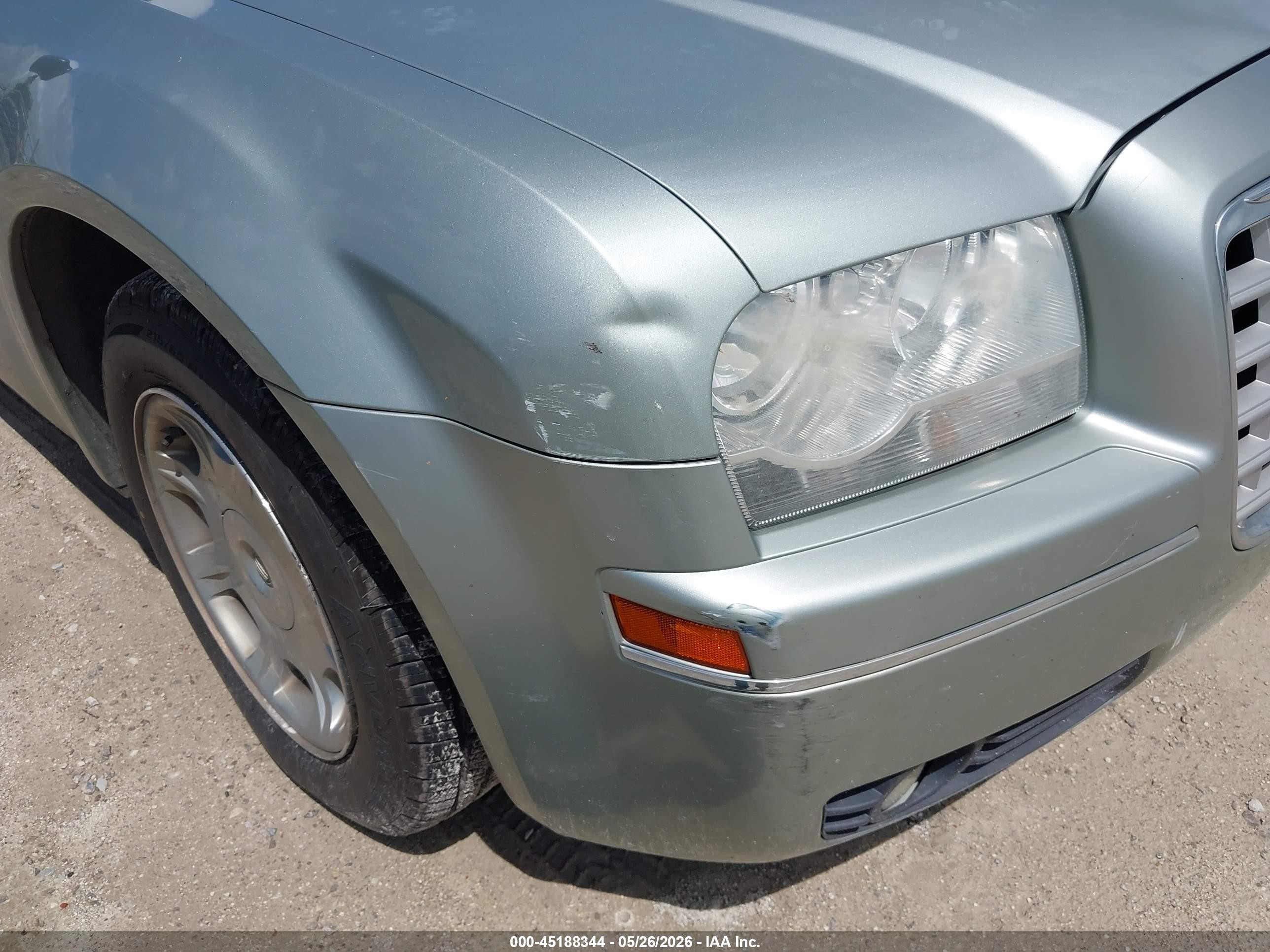 2006 Chrysler 300 Touring Green vin: 2C3KA53G46H151332