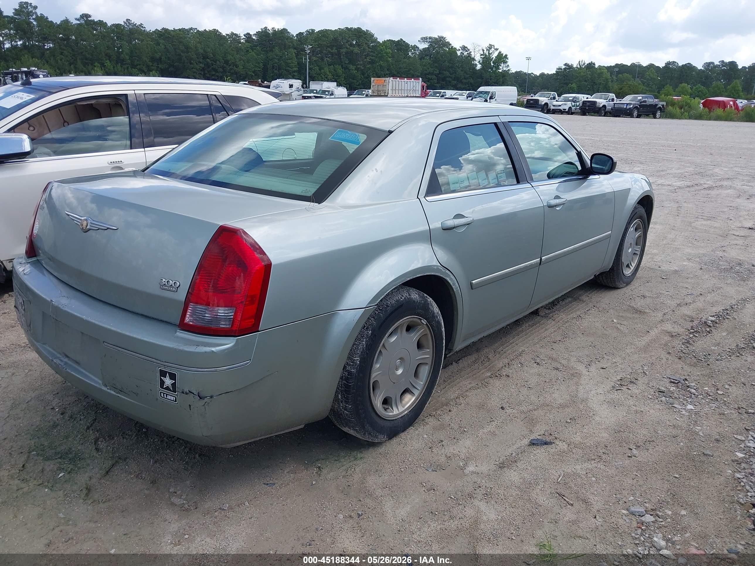 2006 Chrysler 300 Touring Green vin: 2C3KA53G46H151332