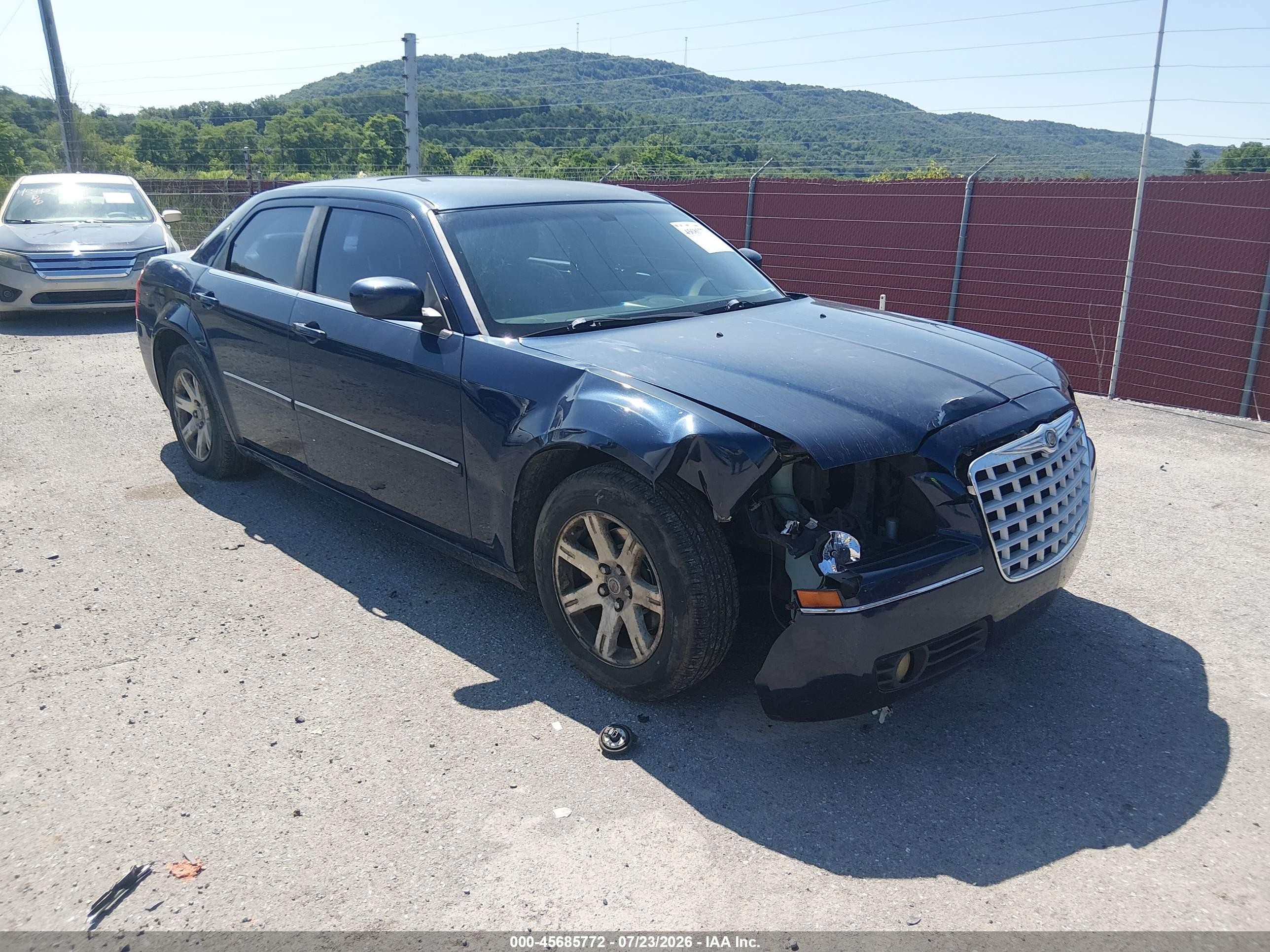 2006 Chrysler 300 Touring Синий vin: 2C3KA53G46H346671