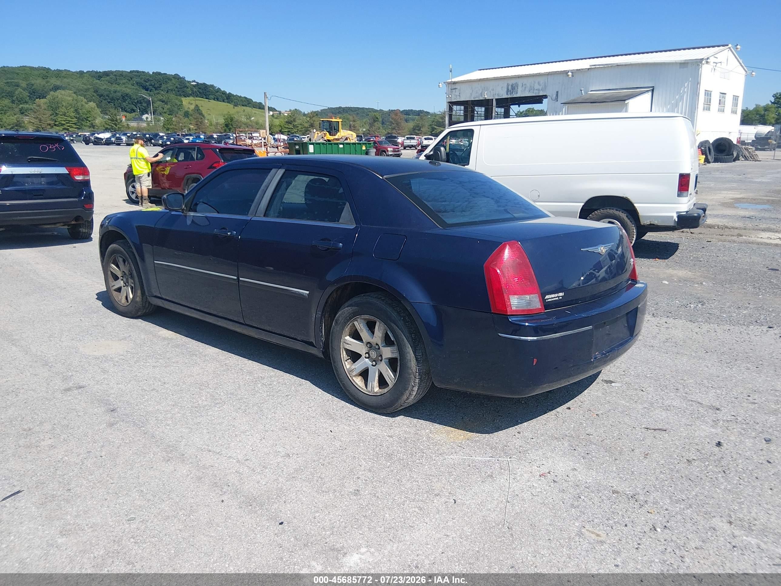 2006 Chrysler 300 Touring Синий vin: 2C3KA53G46H346671