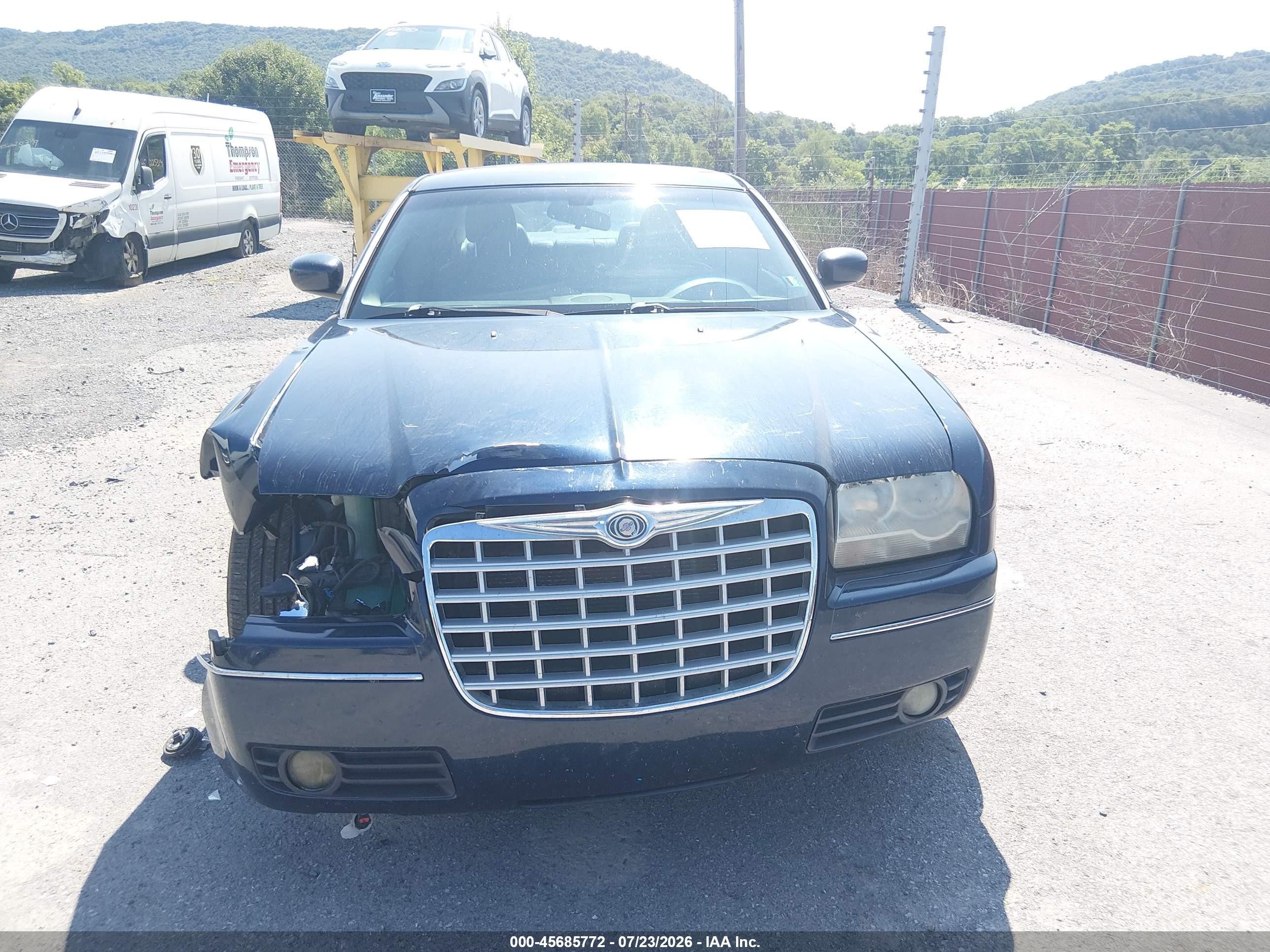 2006 Chrysler 300 Touring Синий vin: 2C3KA53G46H346671
