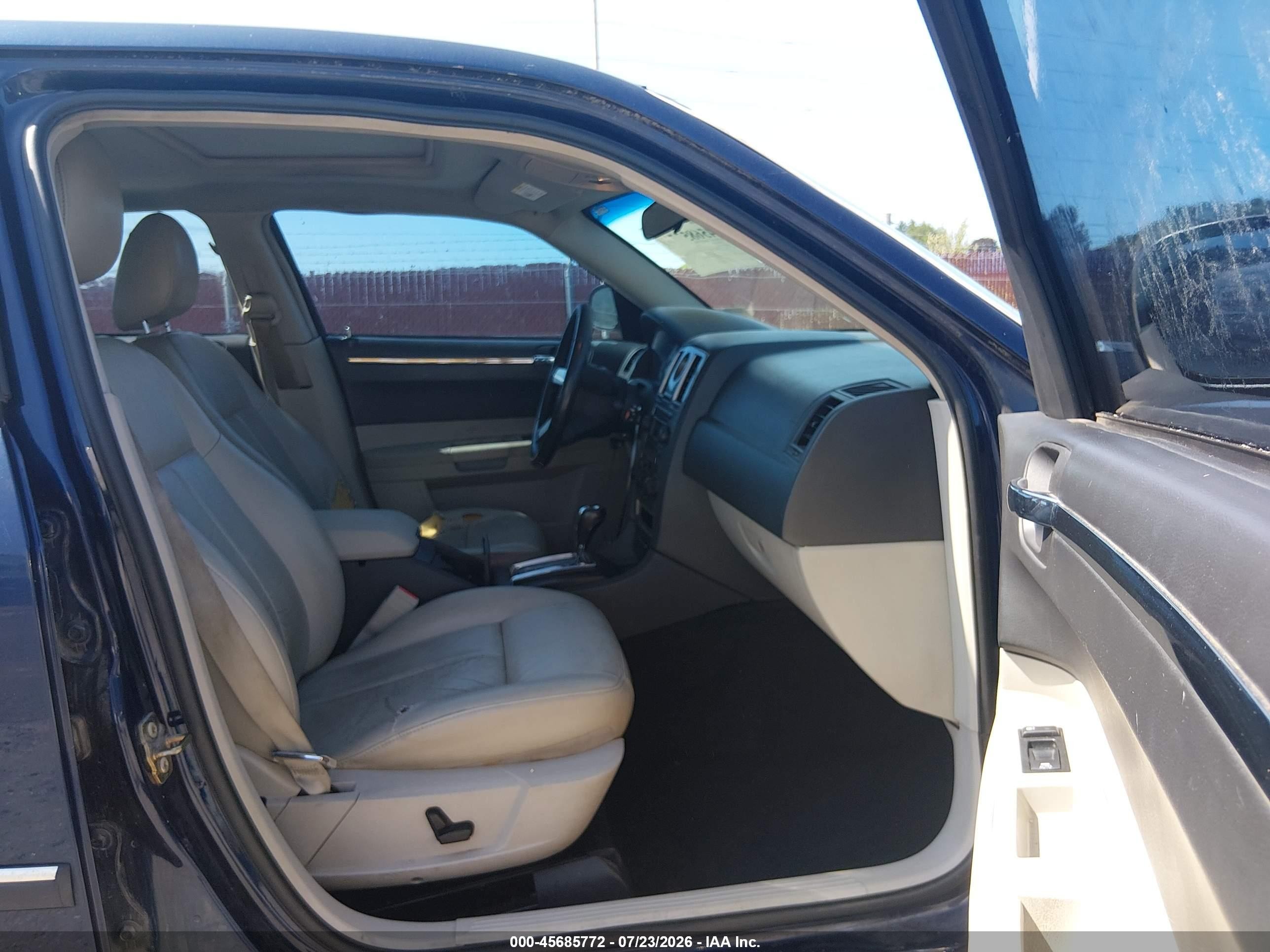 2006 Chrysler 300 Touring Синий vin: 2C3KA53G46H346671