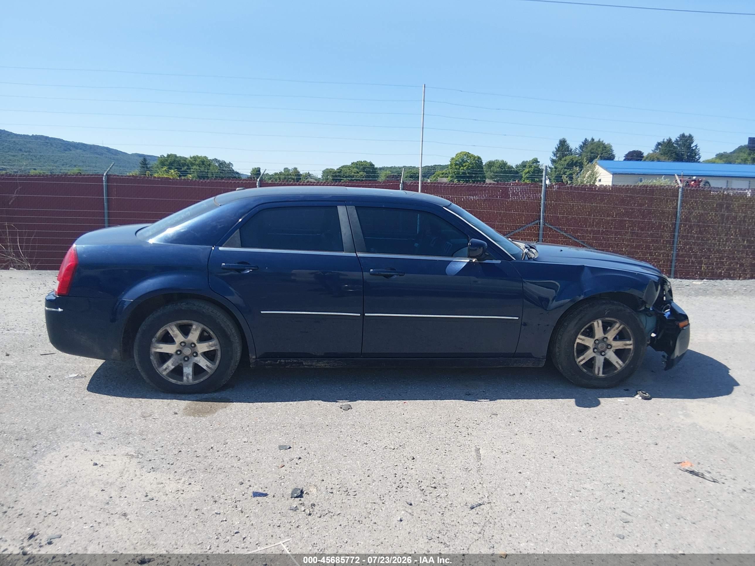 2006 Chrysler 300 Touring Синий vin: 2C3KA53G46H346671
