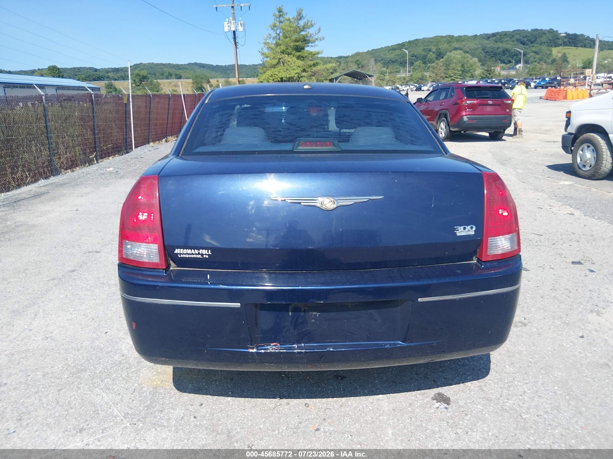 2006 Chrysler 300 Touring Синий vin: 2C3KA53G46H346671