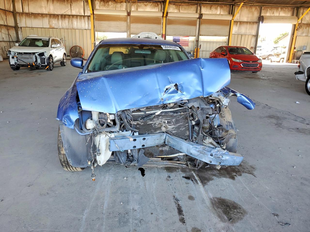 2007 Chrysler 300 Touring Blue vin: 2C3KA53G47H715918