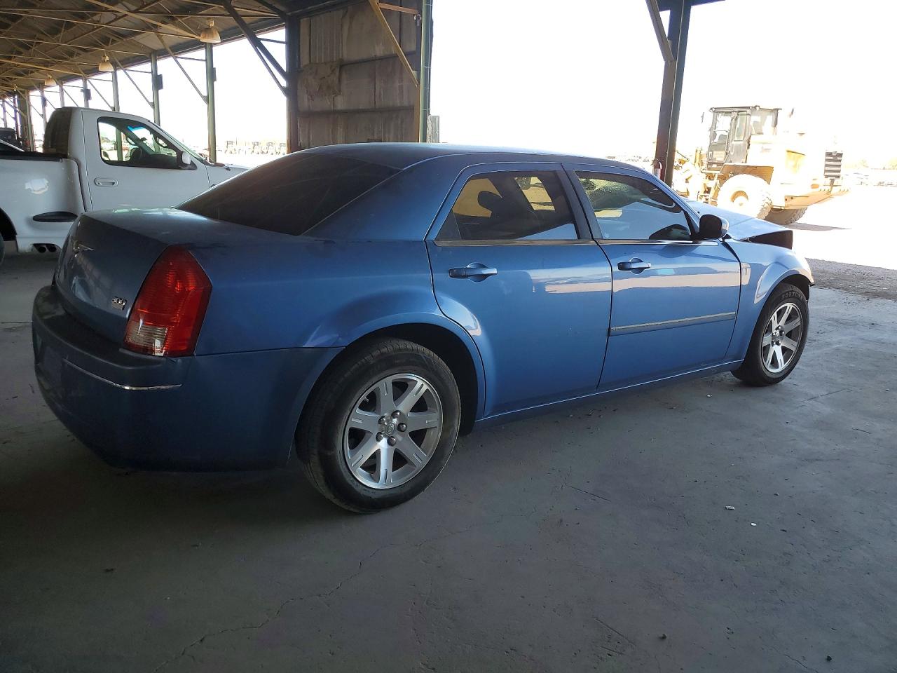 2007 Chrysler 300 Touring Blue vin: 2C3KA53G47H715918