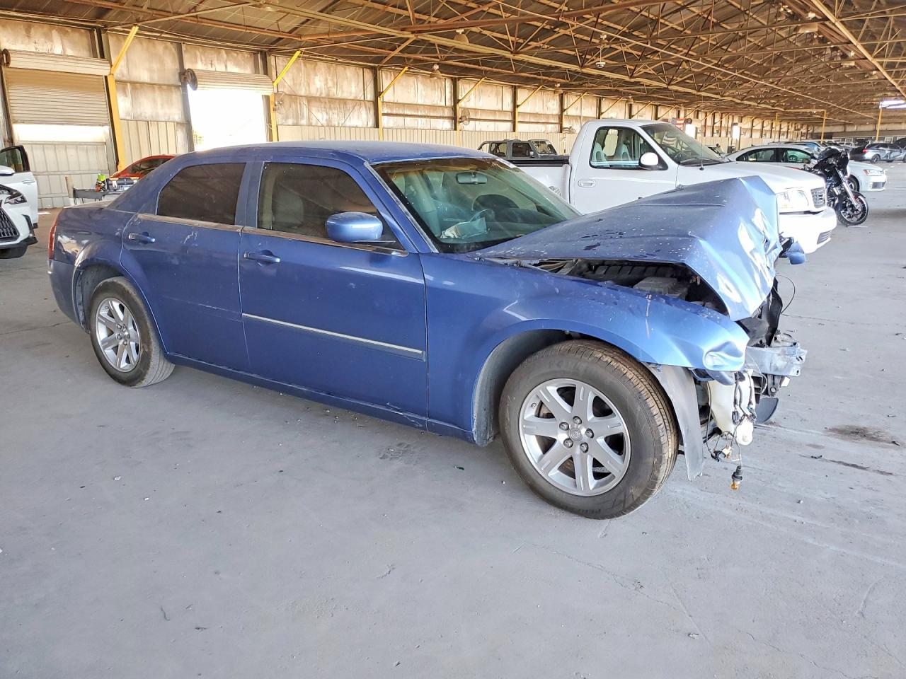 2007 Chrysler 300 Touring Blue vin: 2C3KA53G47H715918