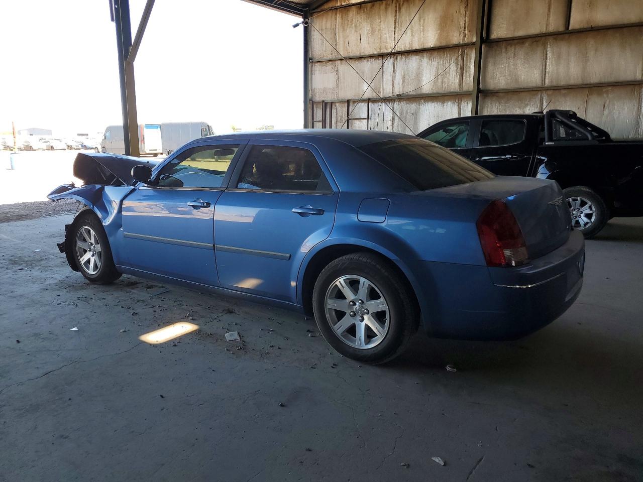 2007 Chrysler 300 Touring Blue vin: 2C3KA53G47H715918