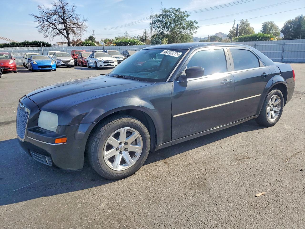 2007 Chrysler 300 Touring Черный vin: 2C3KA53G47H773608