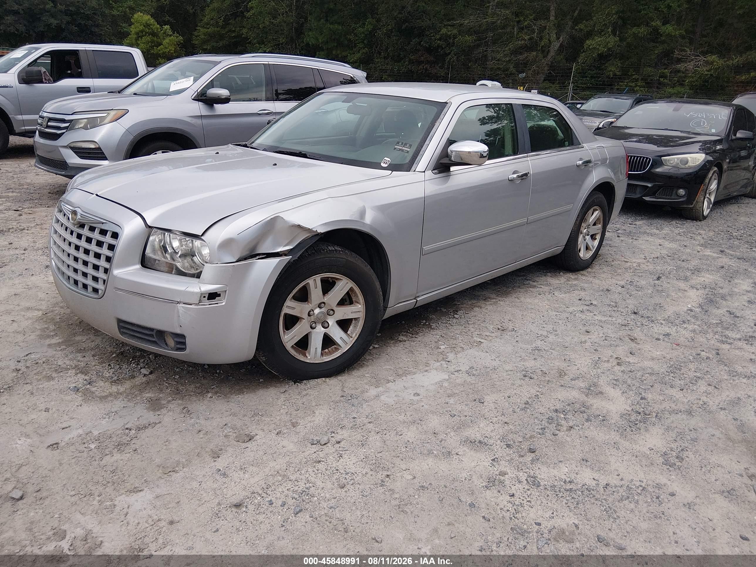 2007 Chrysler 300 Touring Gray vin: 2C3KA53G47H883719