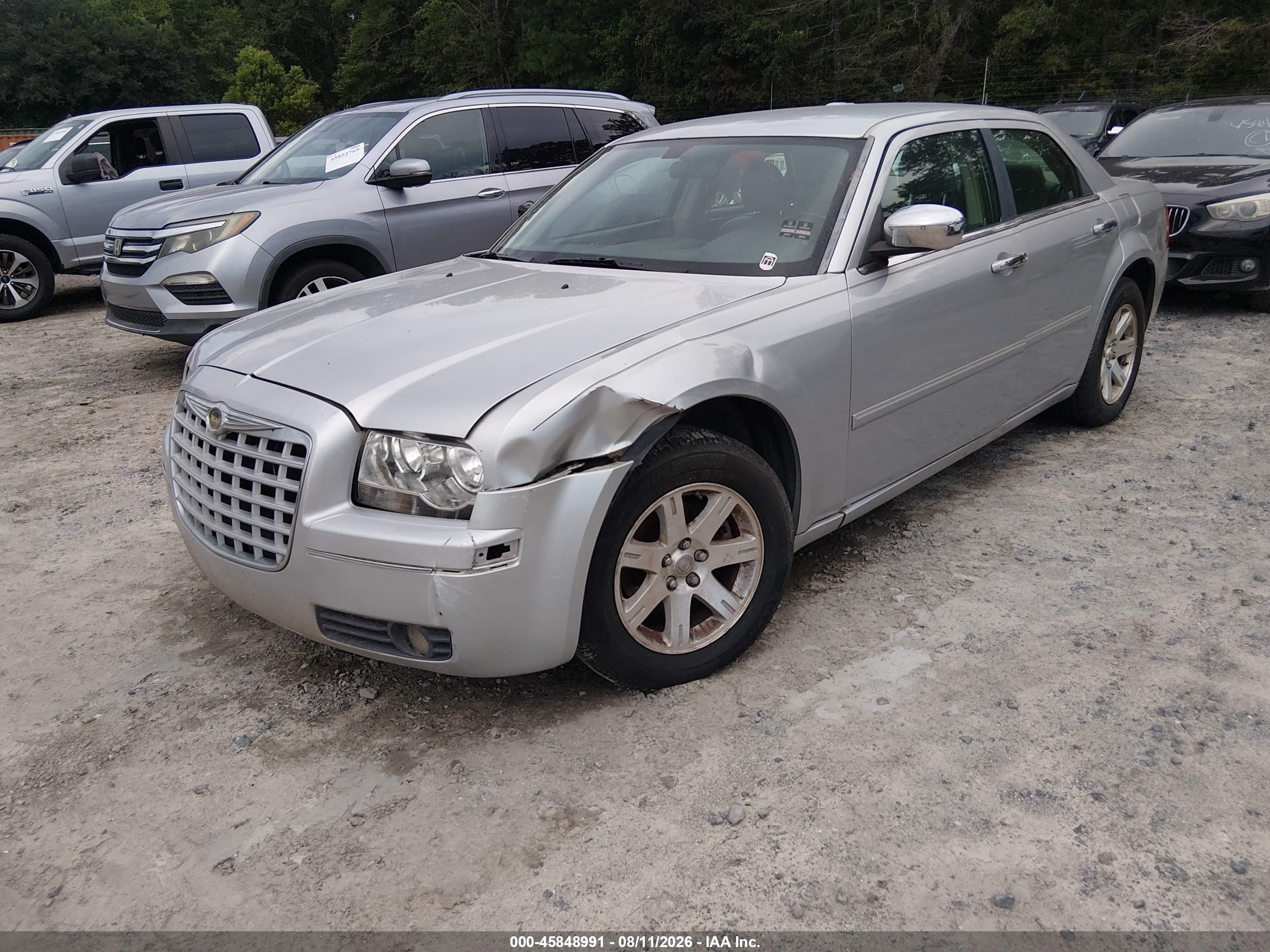 2007 Chrysler 300 Touring Gray vin: 2C3KA53G47H883719