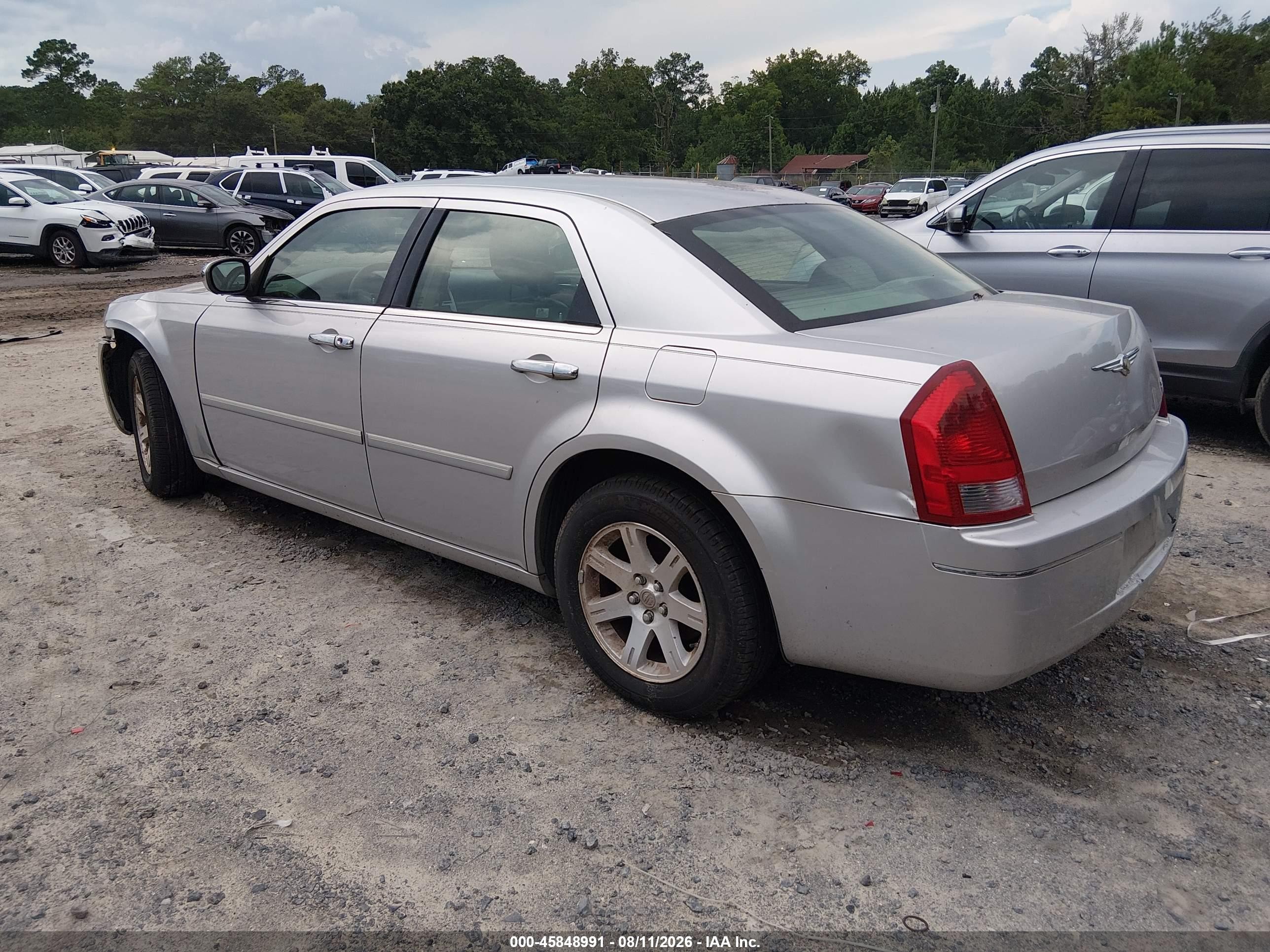 2007 Chrysler 300 Touring Gray vin: 2C3KA53G47H883719