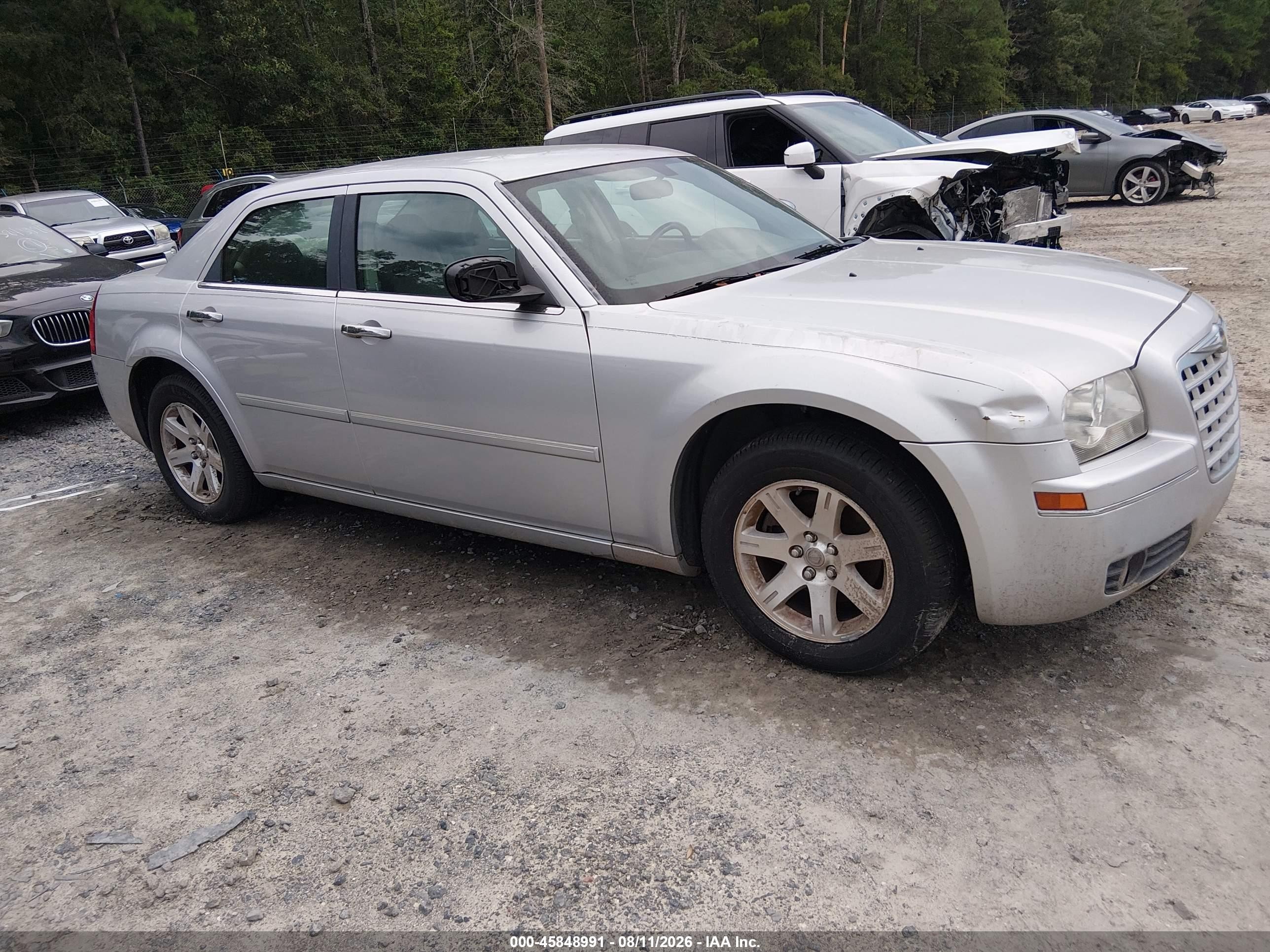 2007 Chrysler 300 Touring Gray vin: 2C3KA53G47H883719