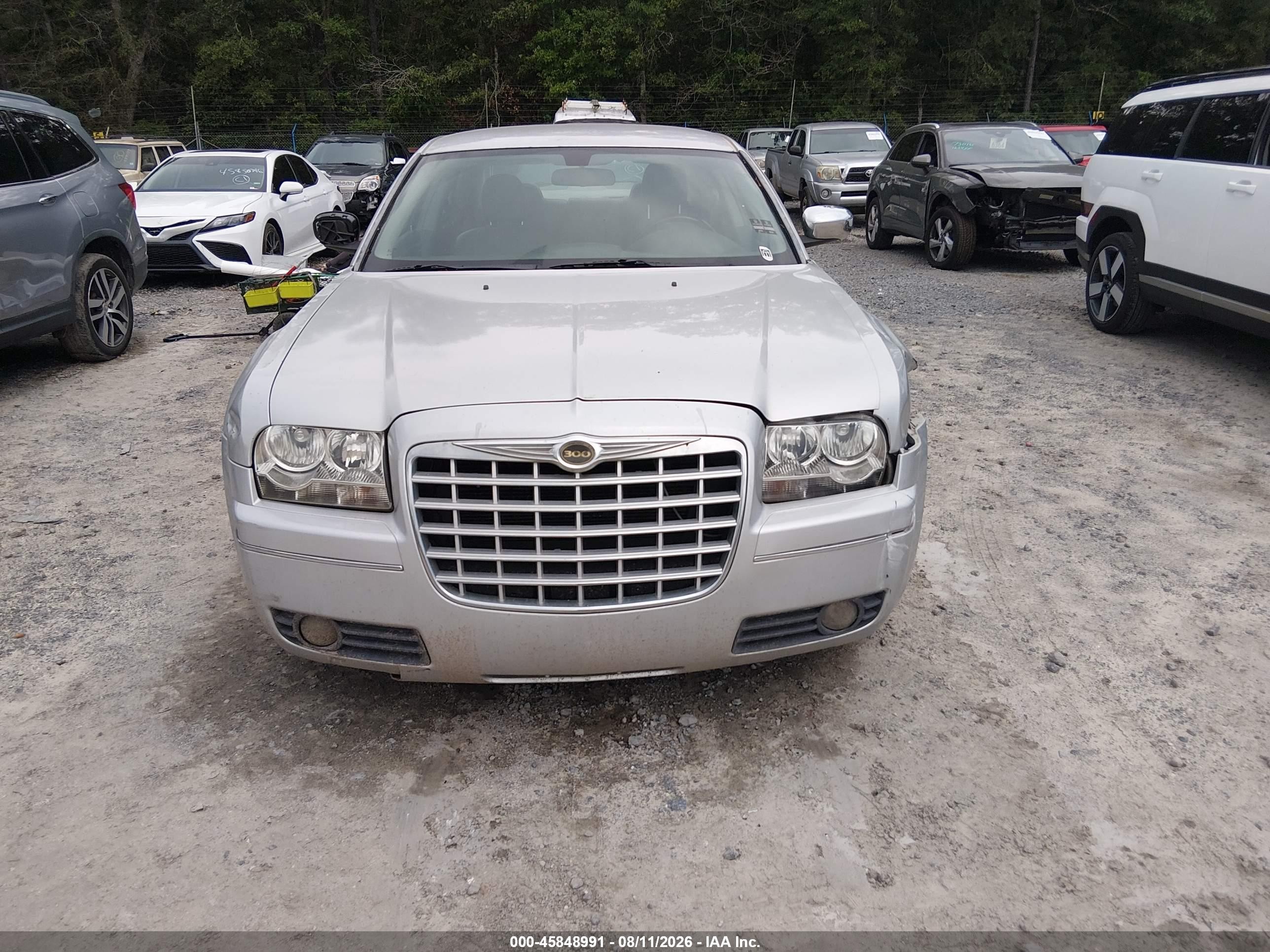 2007 Chrysler 300 Touring Gray vin: 2C3KA53G47H883719