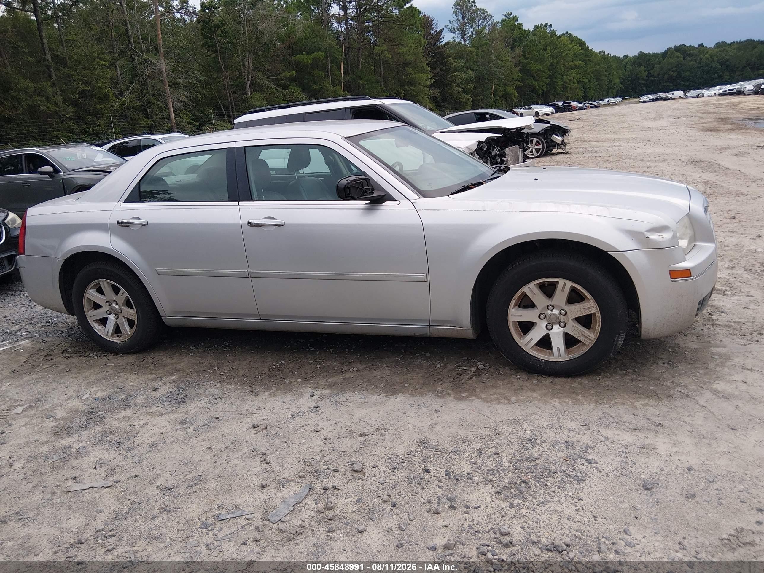 2007 Chrysler 300 Touring Gray vin: 2C3KA53G47H883719