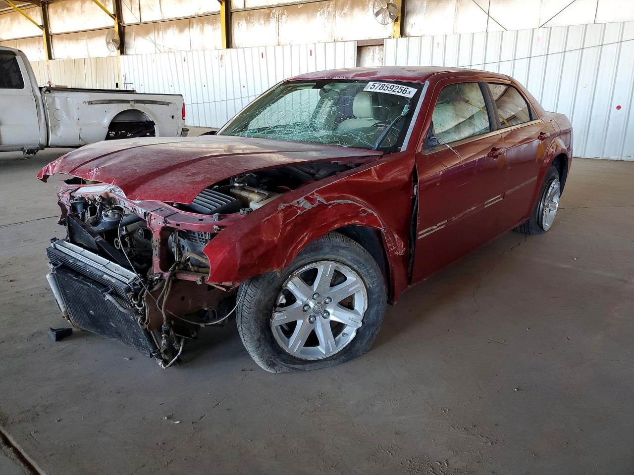 2007 Chrysler 300 Touring Burgundy vin: 2C3KA53G57H633809
