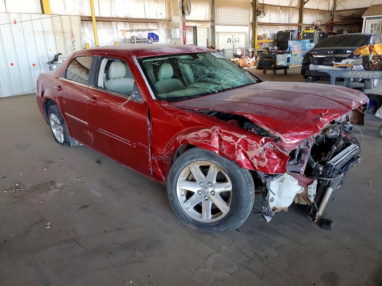 2007 Chrysler 300 Touring Burgundy vin: 2C3KA53G57H633809