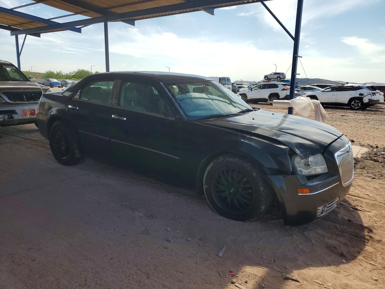 2007 Chrysler 300 Touring Black vin: 2C3KA53G57H635088
