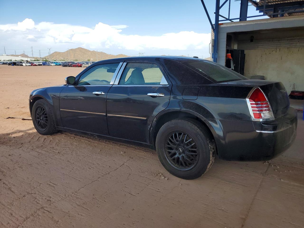 2007 Chrysler 300 Touring Black vin: 2C3KA53G57H635088