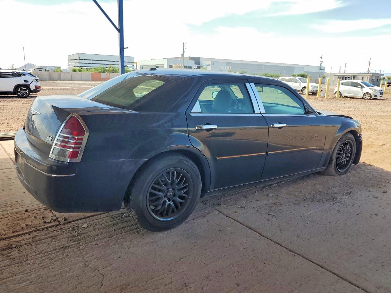 2007 Chrysler 300 Touring Black vin: 2C3KA53G57H635088
