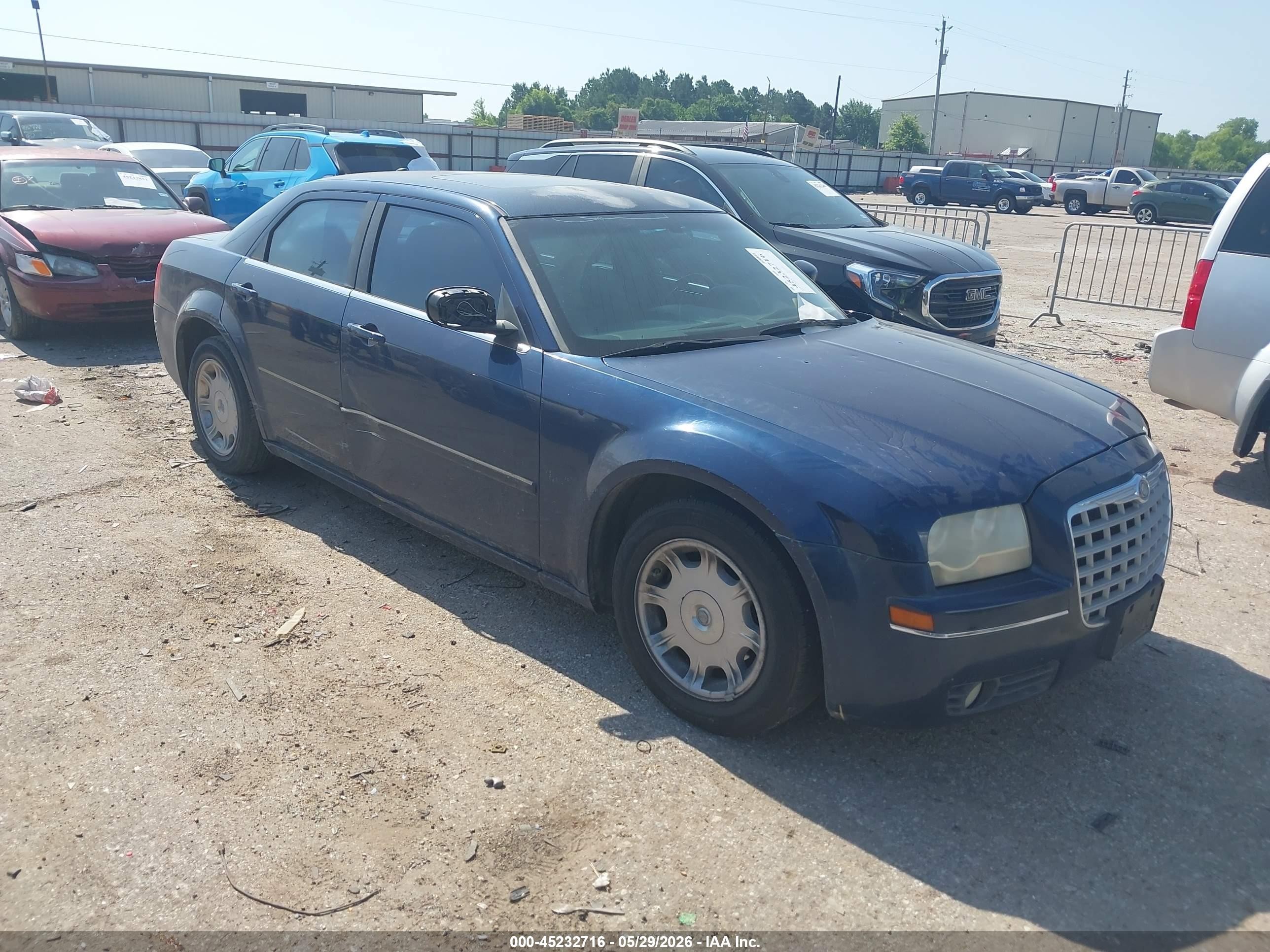 2006 Chrysler 300 Touring Blue vin: 2C3KA53G66H177513