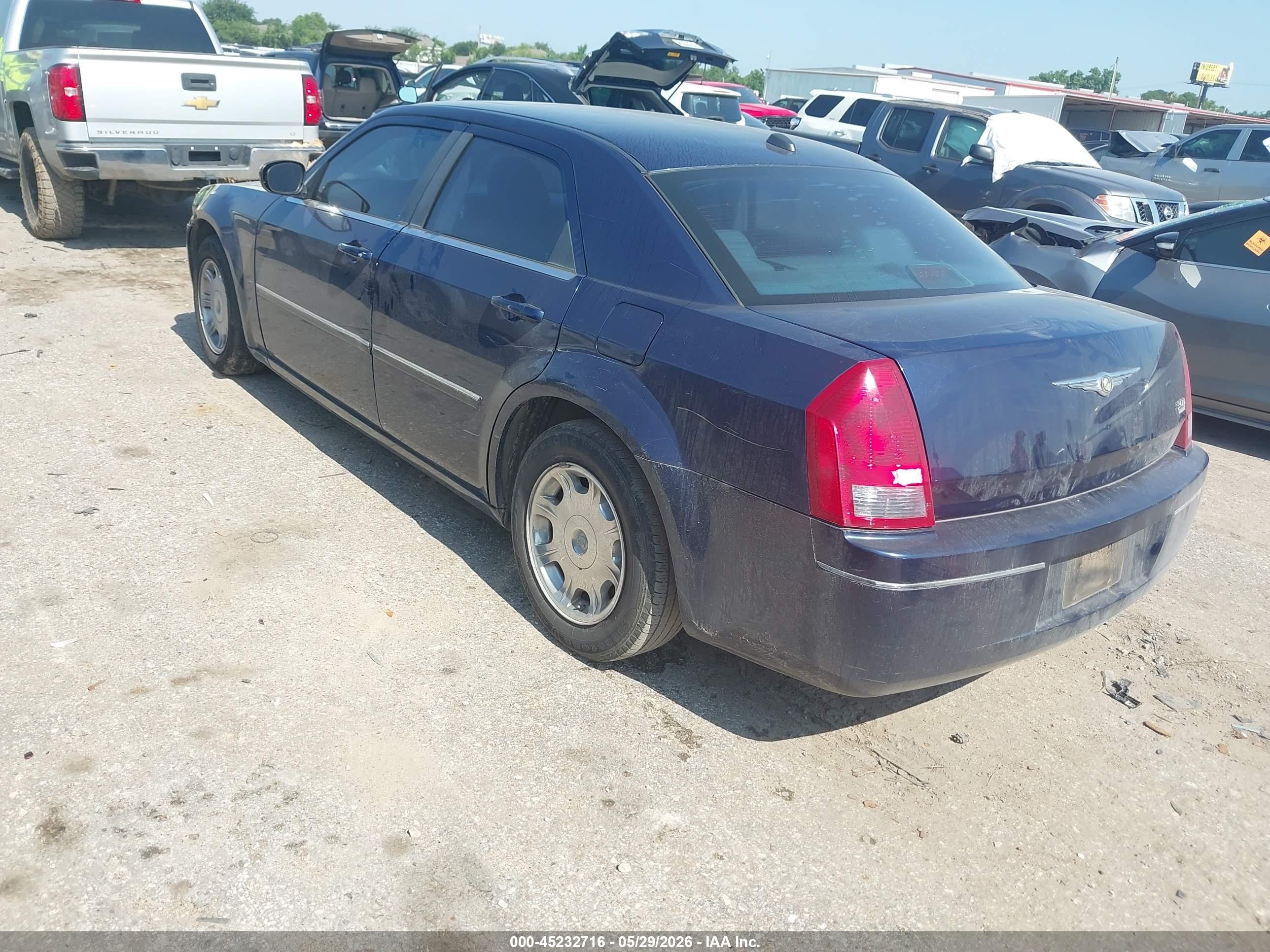 2006 Chrysler 300 Touring Blue vin: 2C3KA53G66H177513