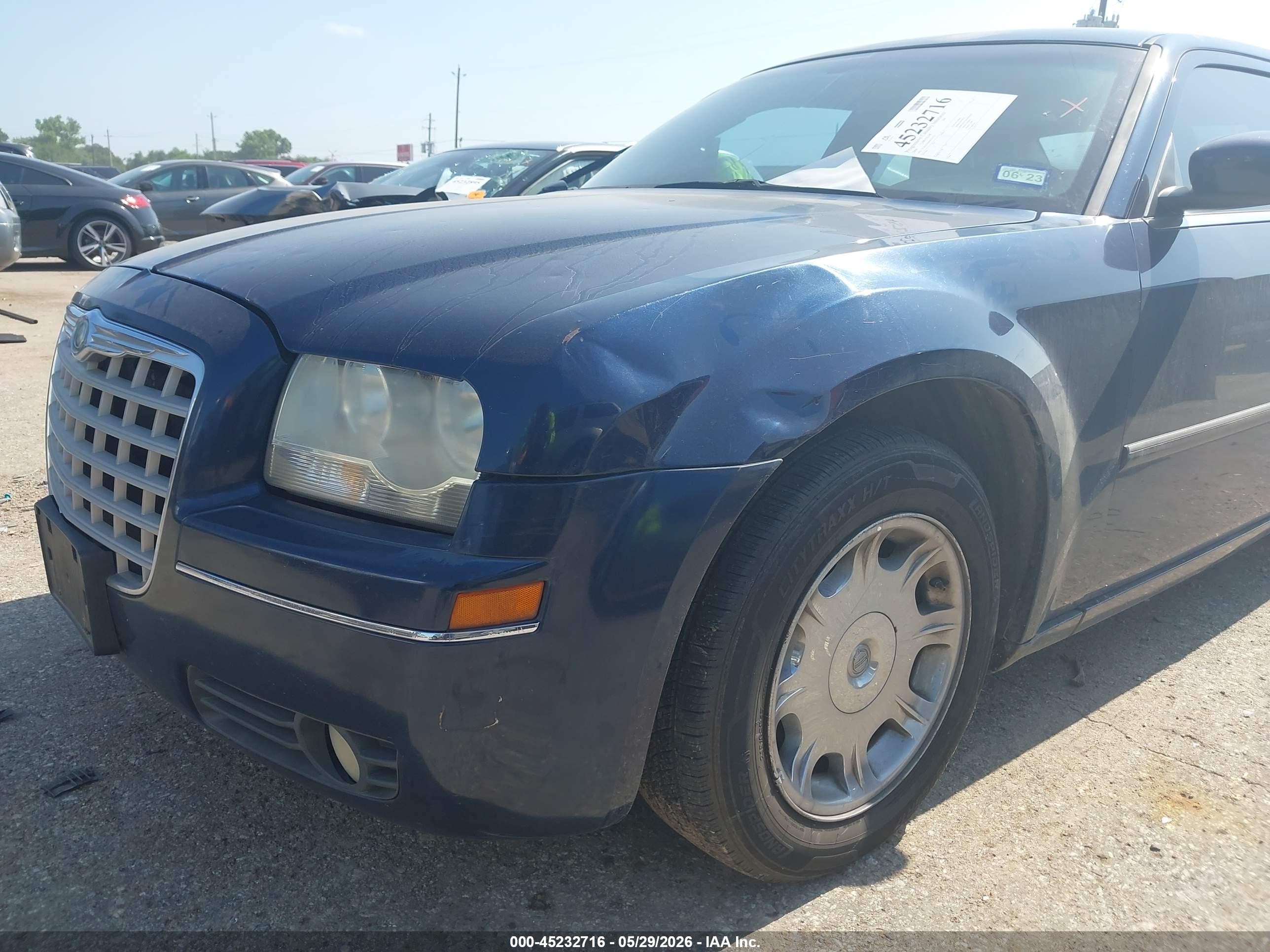 2006 Chrysler 300 Touring Blue vin: 2C3KA53G66H177513