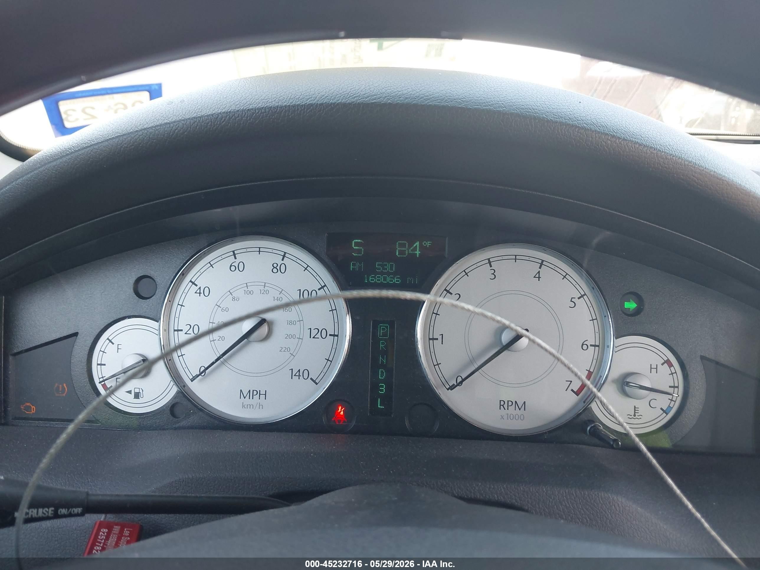 2006 Chrysler 300 Touring Blue vin: 2C3KA53G66H177513
