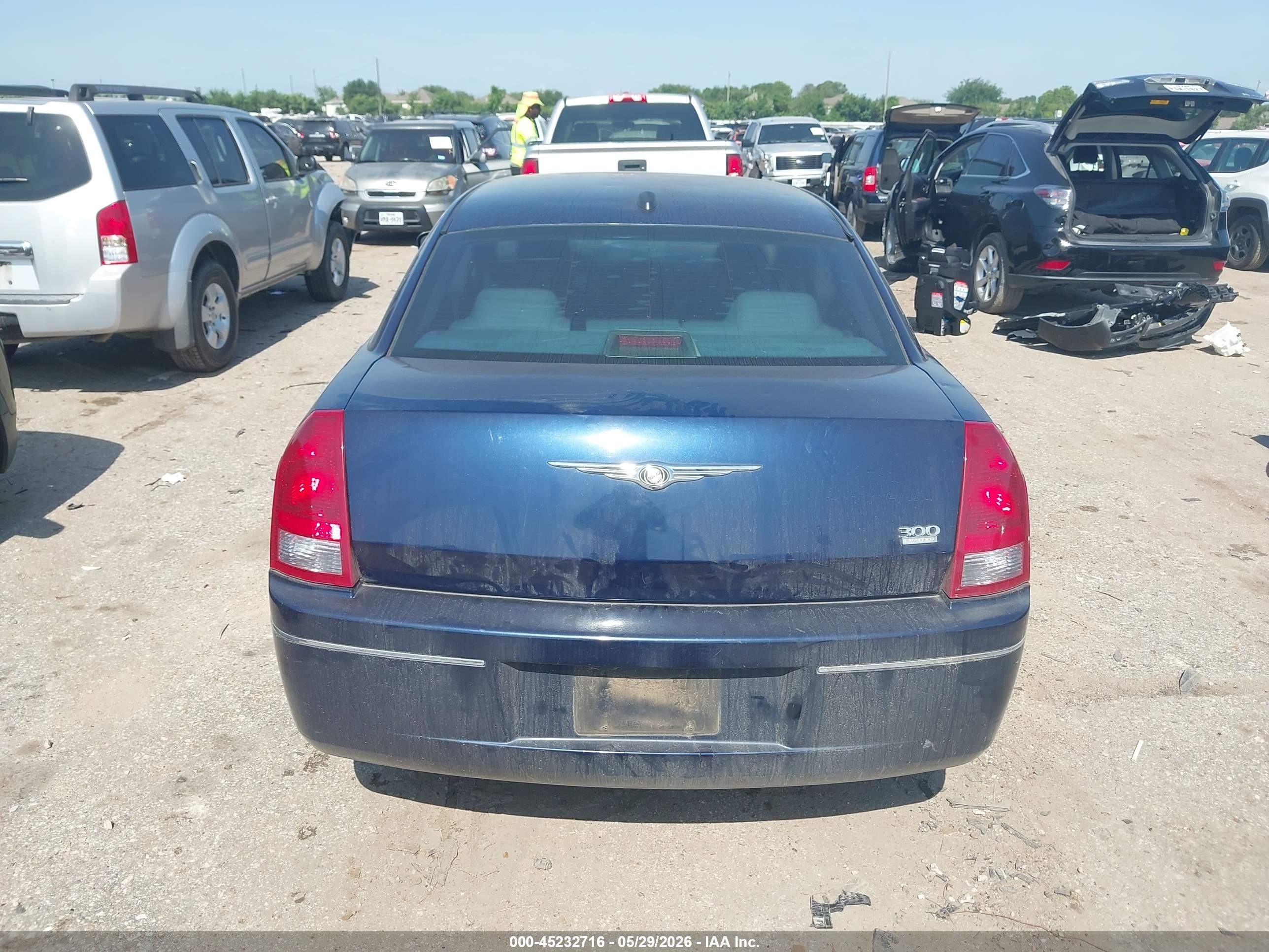 2006 Chrysler 300 Touring Blue vin: 2C3KA53G66H177513