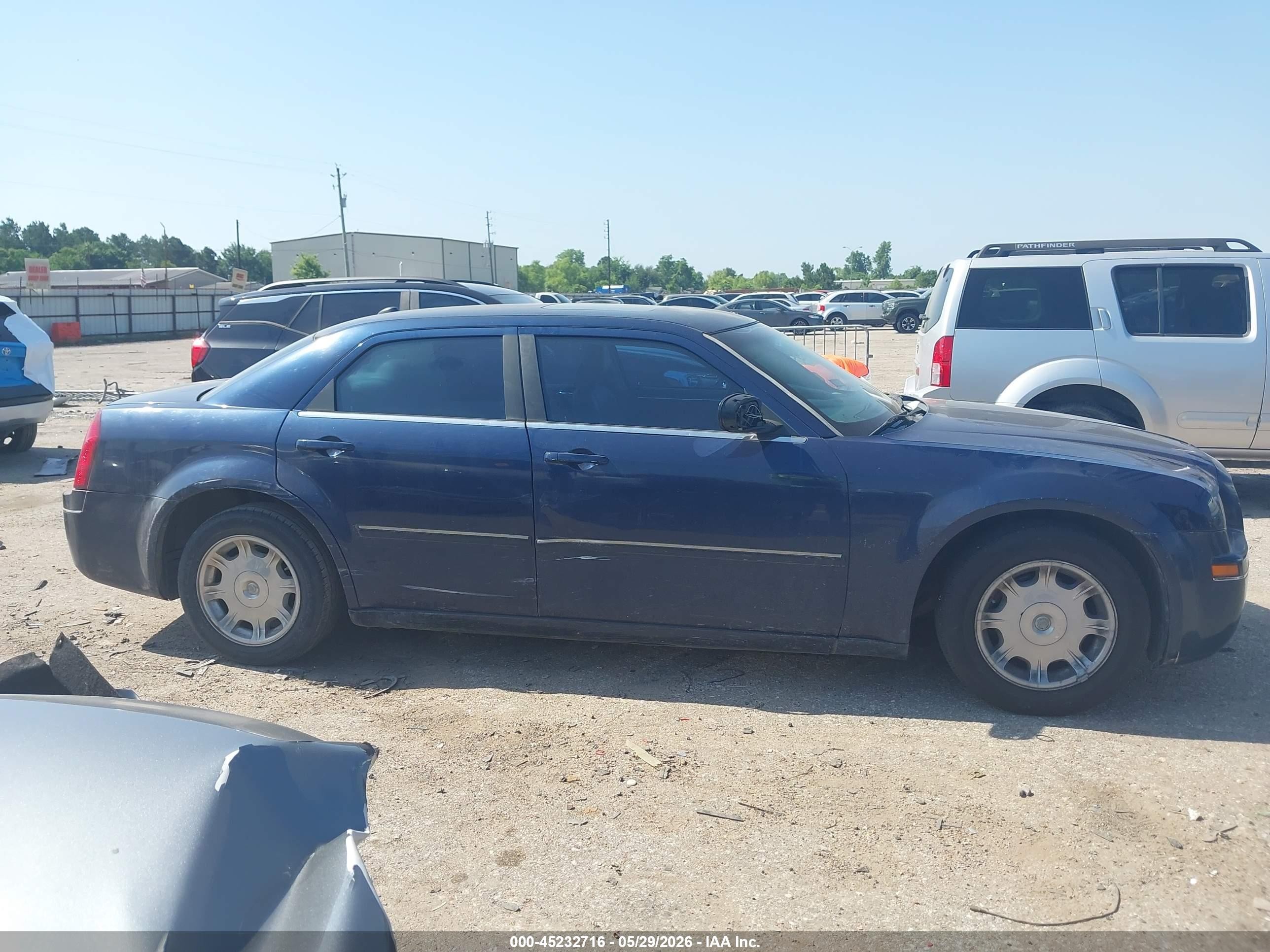 2006 Chrysler 300 Touring Blue vin: 2C3KA53G66H177513