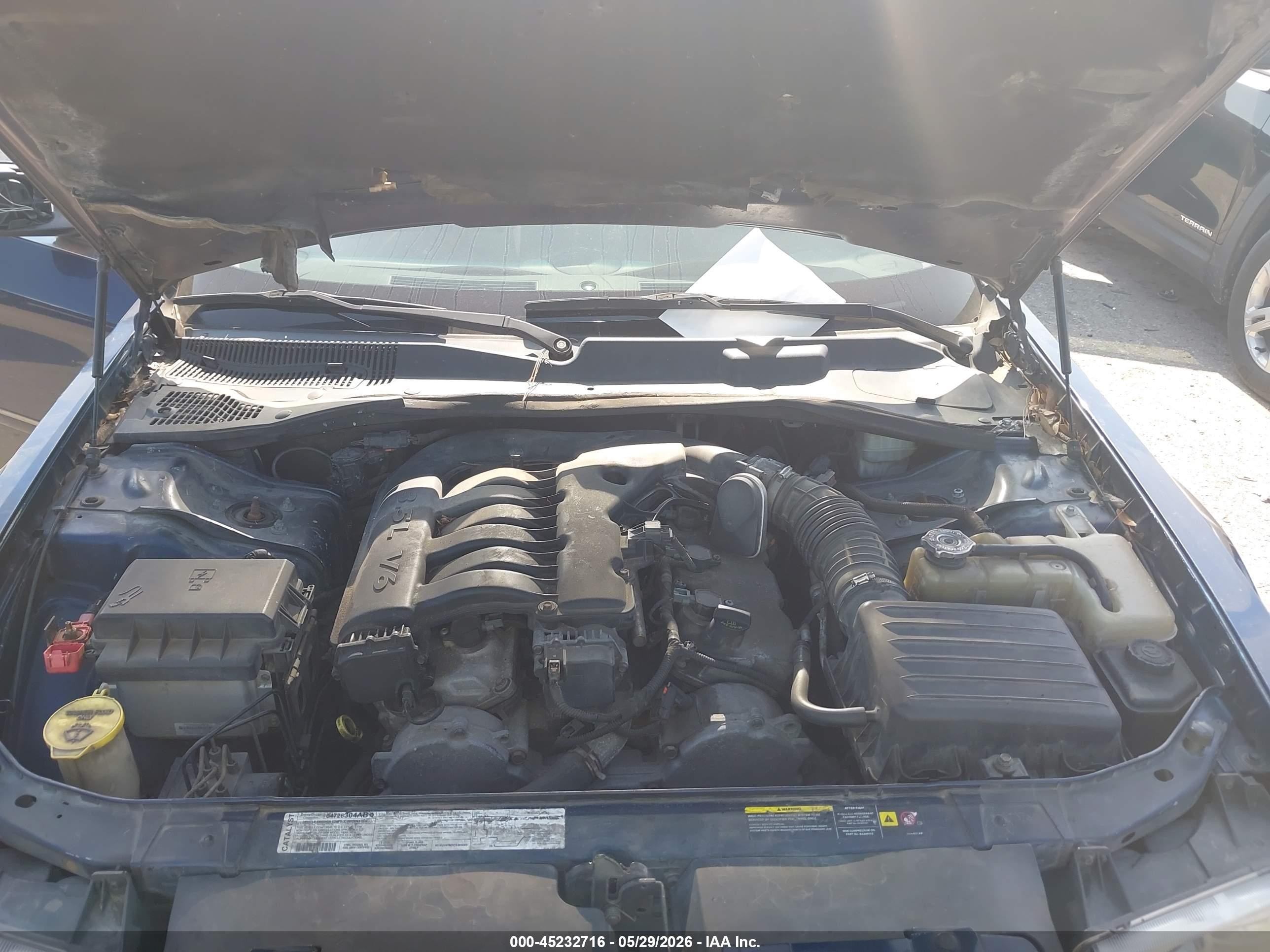 2006 Chrysler 300 Touring Blue vin: 2C3KA53G66H177513