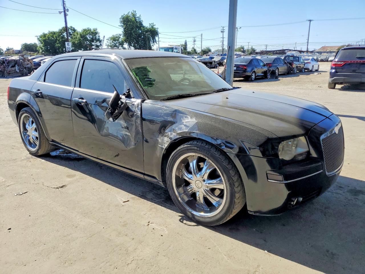 2006 Chrysler 300 Touring Черный vin: 2C3KA53G66H188981