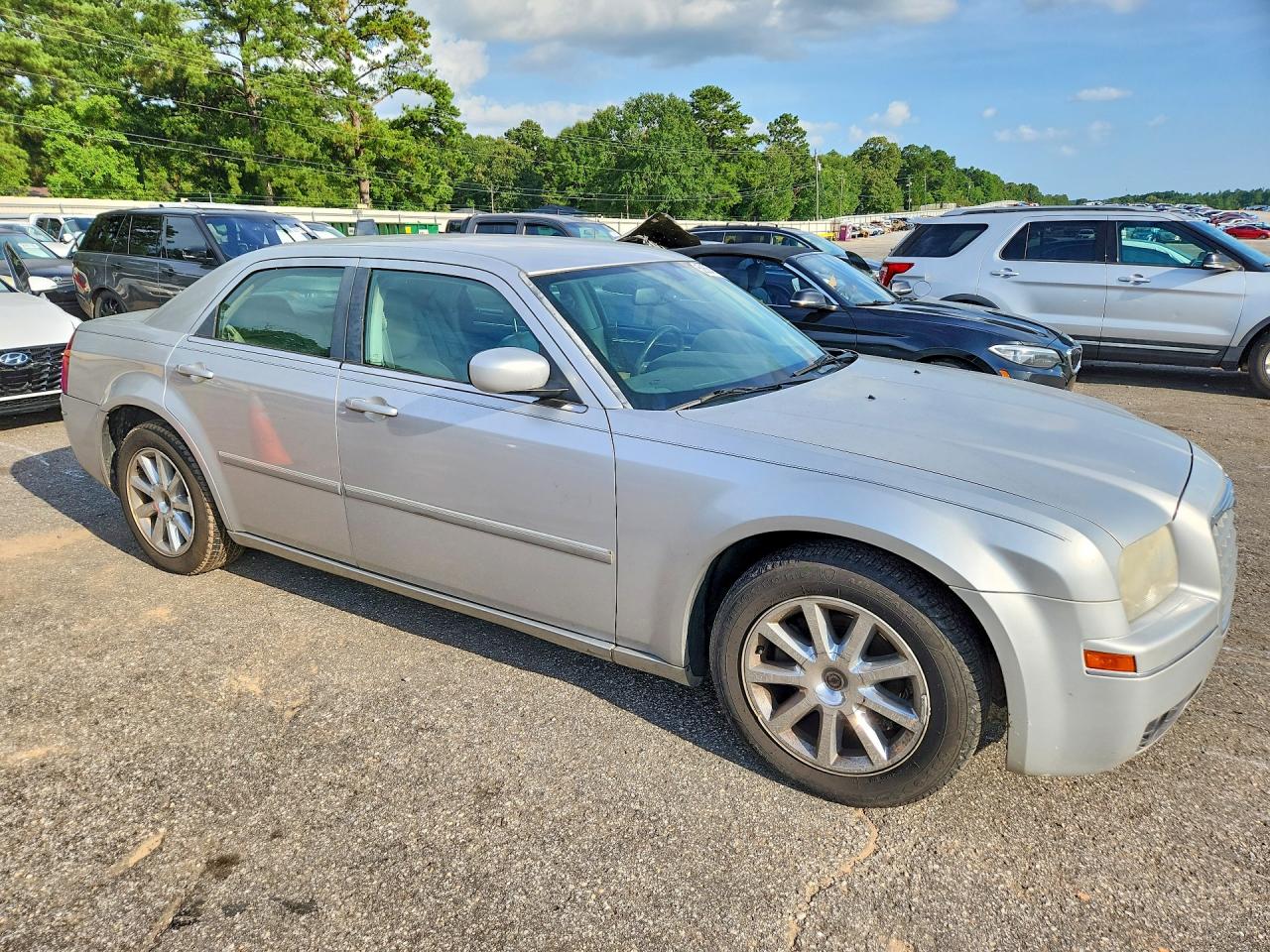 2007 Chrysler 300 Touring Серебряный vin: 2C3KA53G67H682193