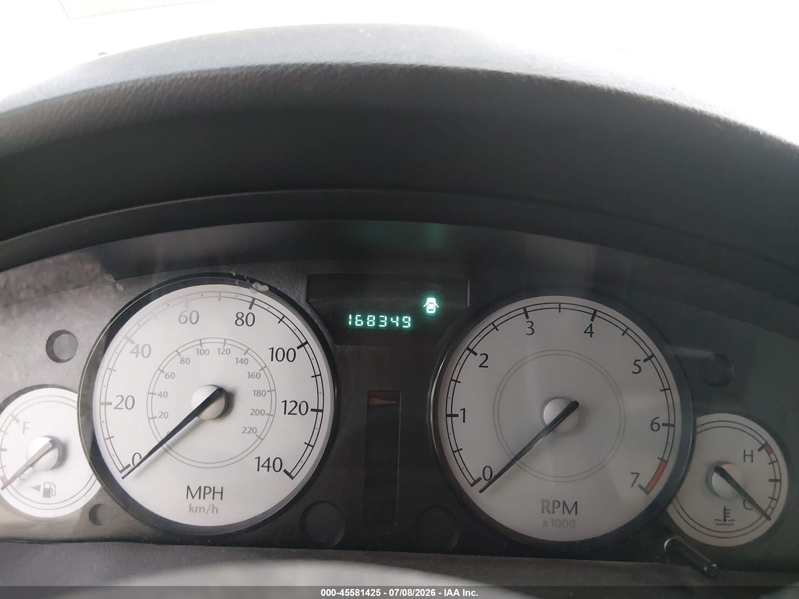 2007 Chrysler 300 Touring Белый vin: 2C3KA53G67H792919