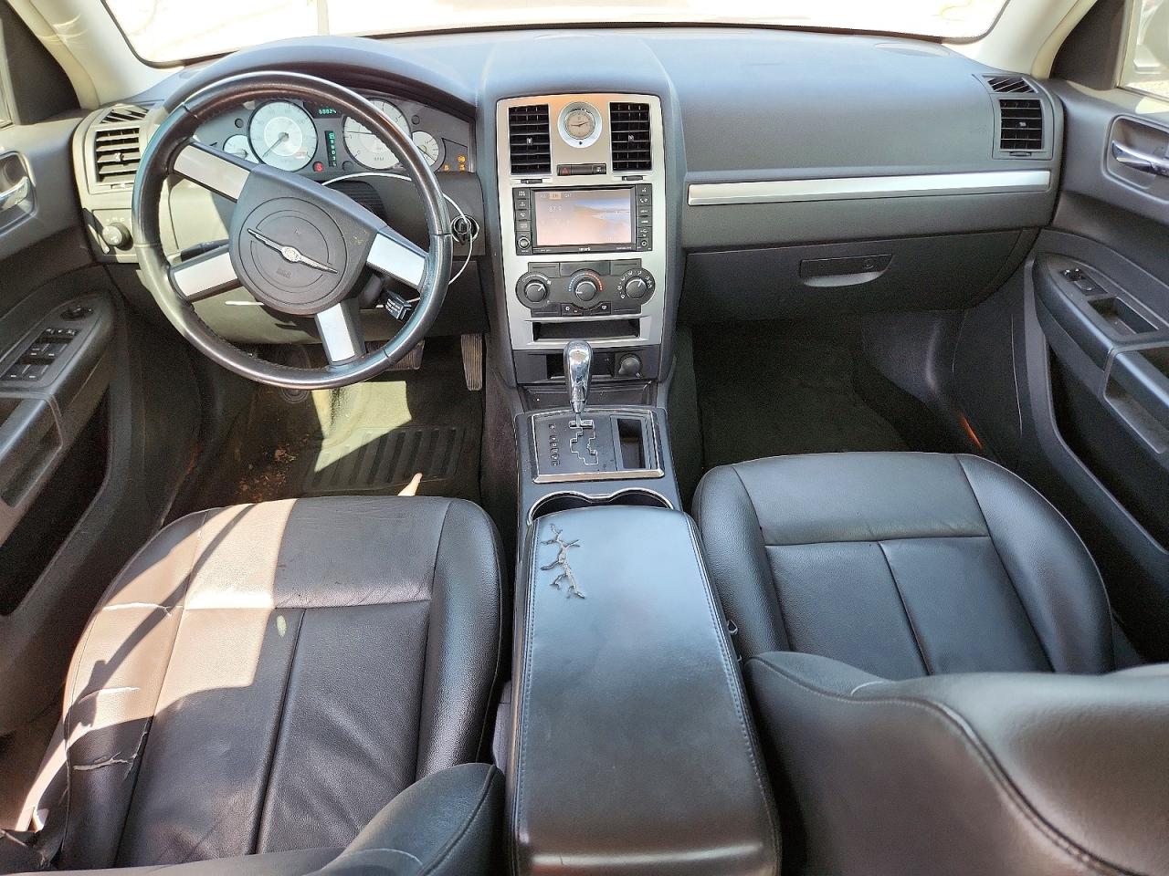 2008 Chrysler 300 Touring Black vin: 2C3KA53G68H307227