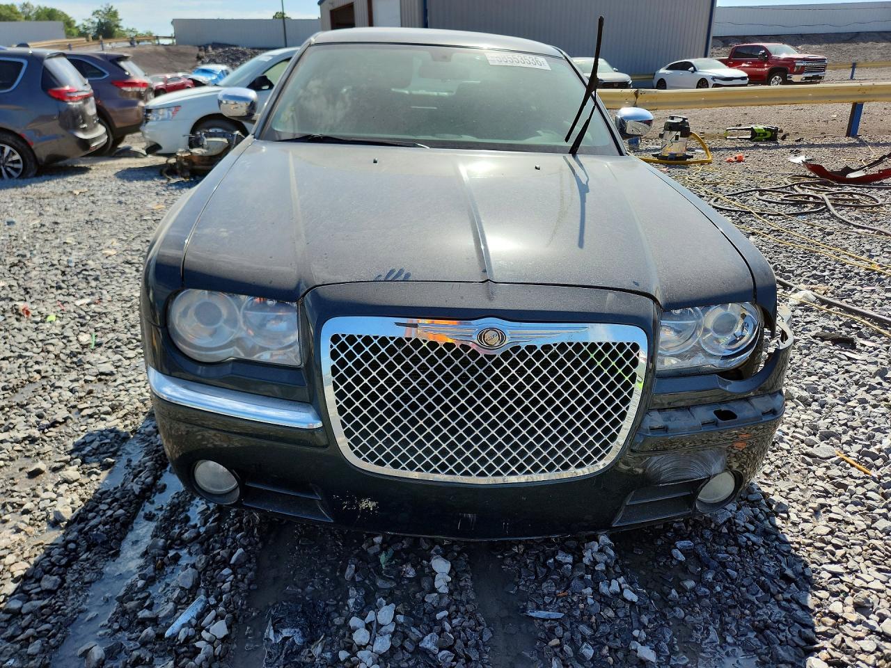 2008 Chrysler 300 Touring Black vin: 2C3KA53G68H307227
