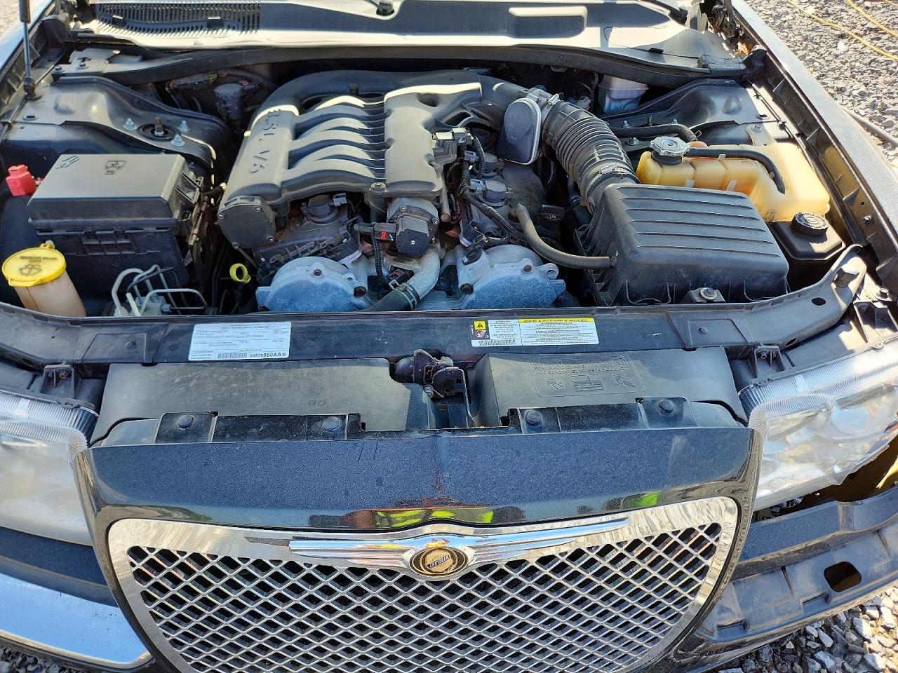2008 Chrysler 300 Touring Black vin: 2C3KA53G68H307227