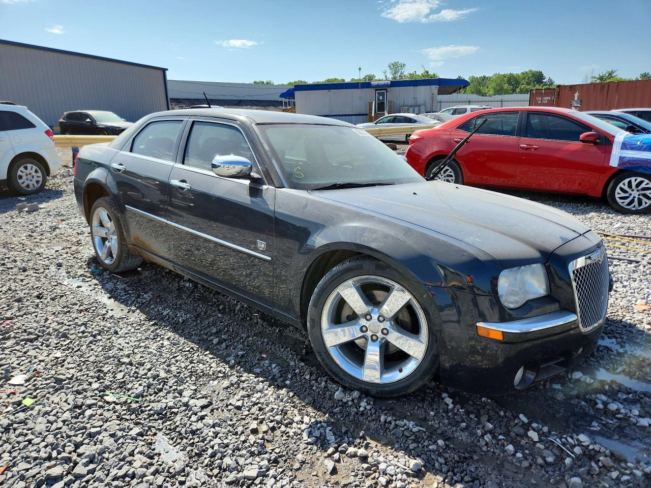 2008 Chrysler 300 Touring Black vin: 2C3KA53G68H307227