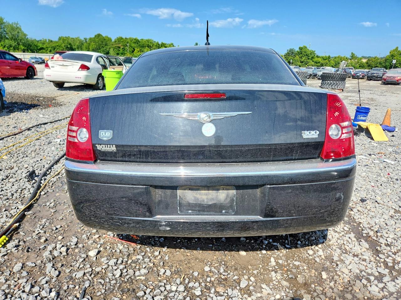 2008 Chrysler 300 Touring Black vin: 2C3KA53G68H307227