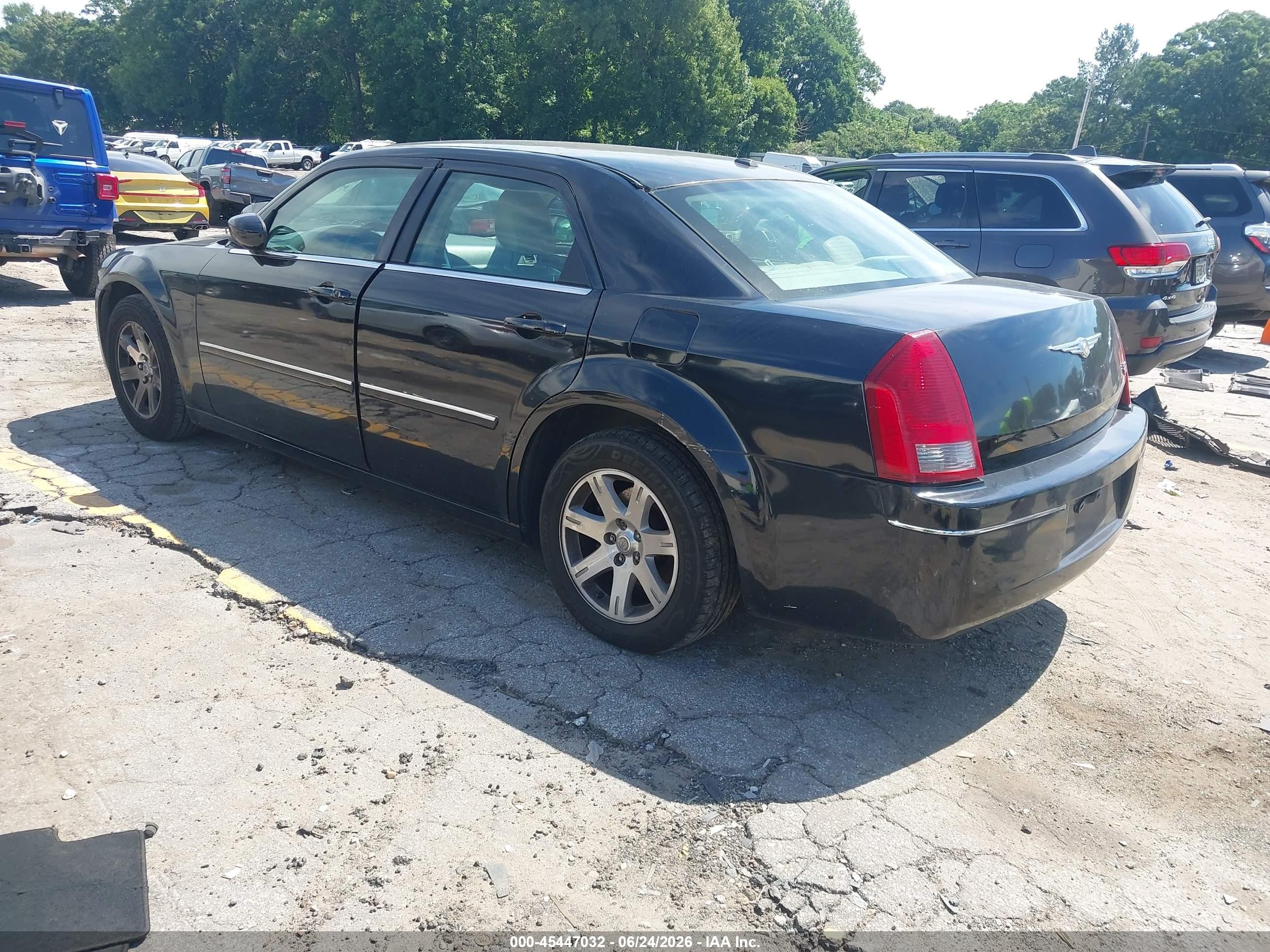 2006 Chrysler 300 Touring Black vin: 2C3KA53G76H412016