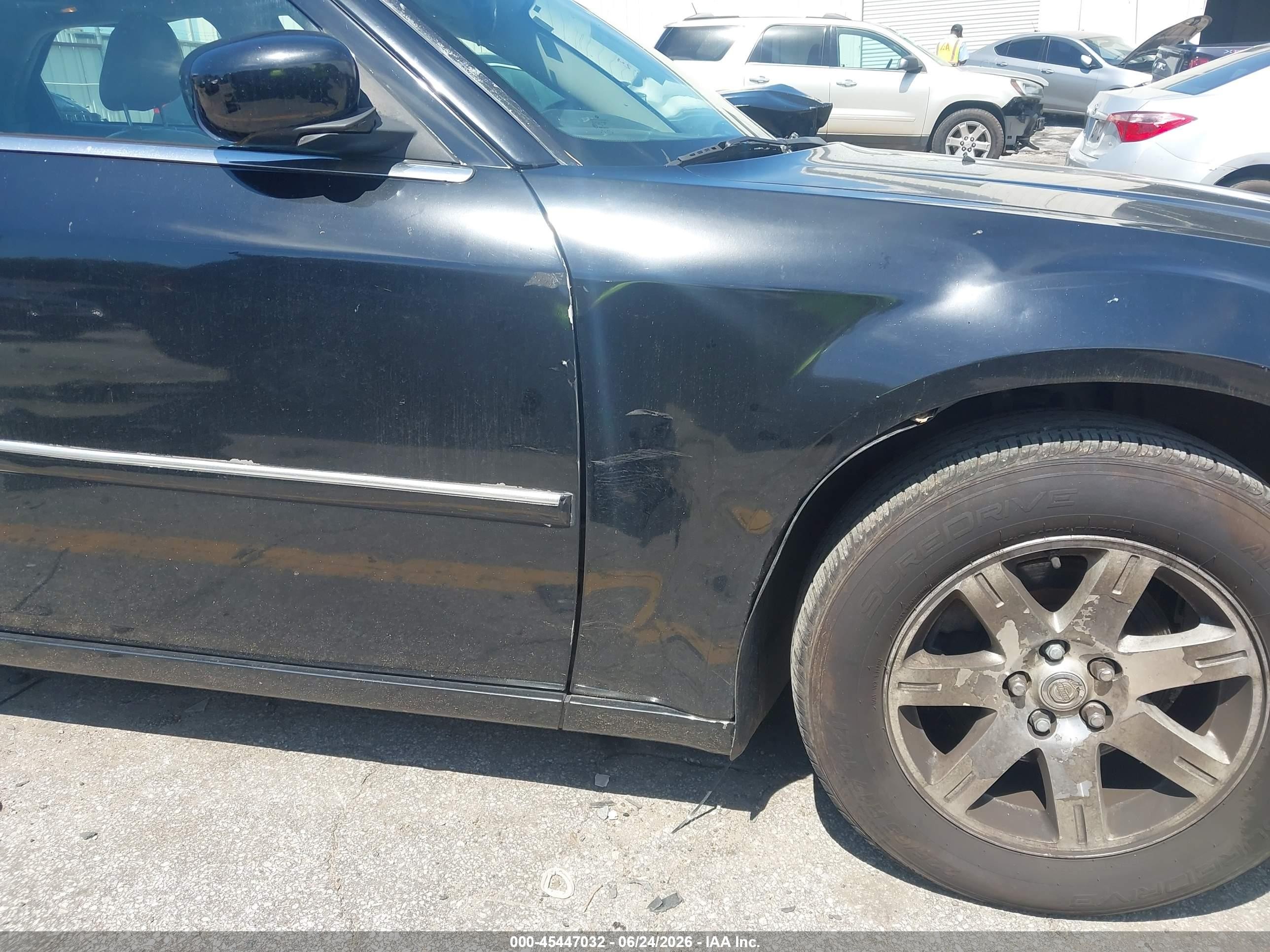 2006 Chrysler 300 Touring Black vin: 2C3KA53G76H412016