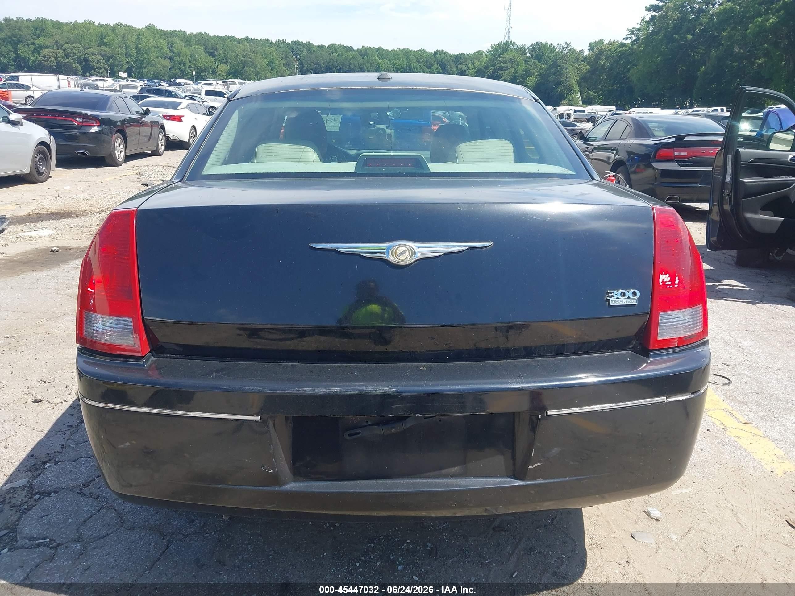 2006 Chrysler 300 Touring Black vin: 2C3KA53G76H412016