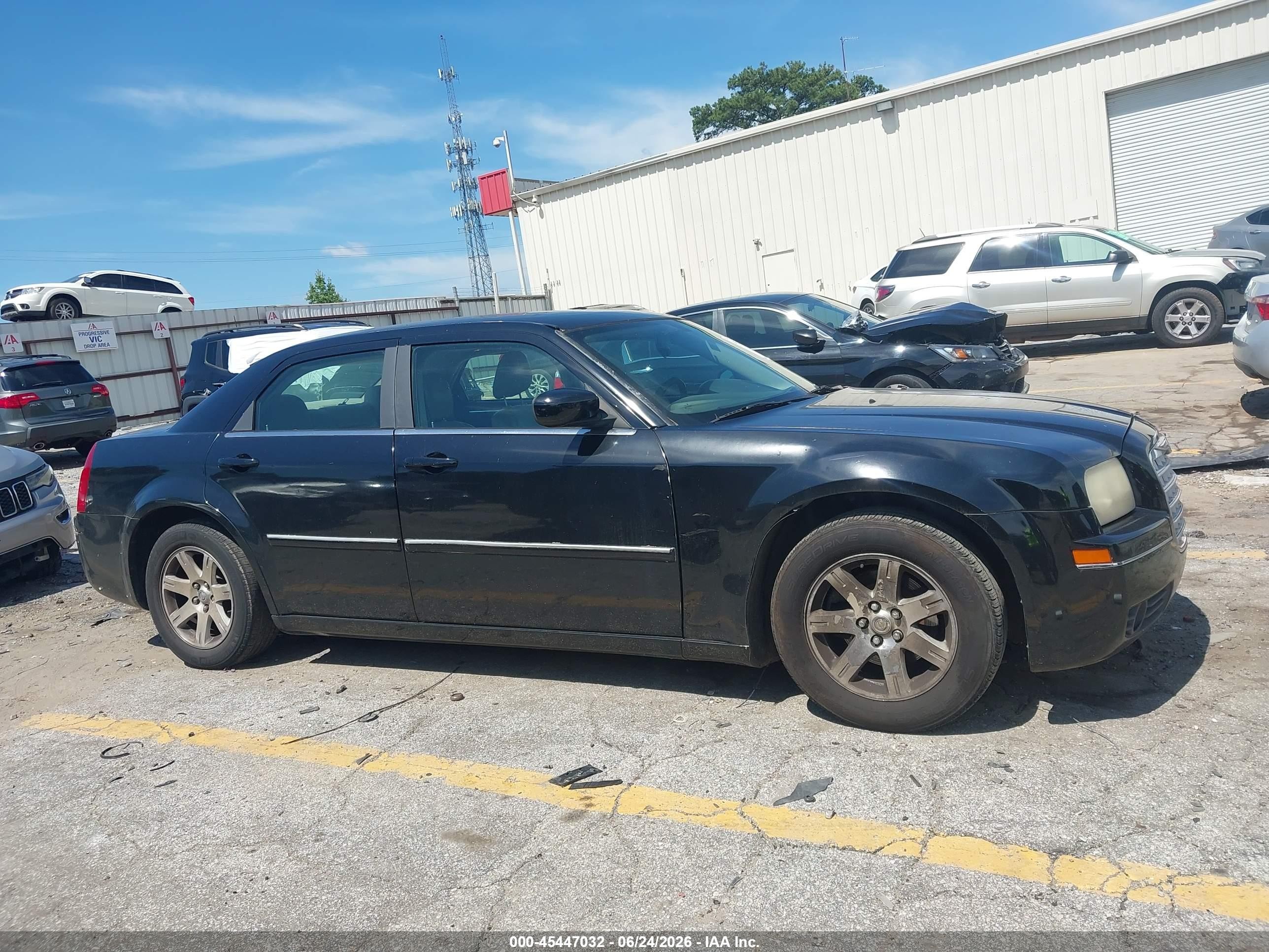 2006 Chrysler 300 Touring Black vin: 2C3KA53G76H412016
