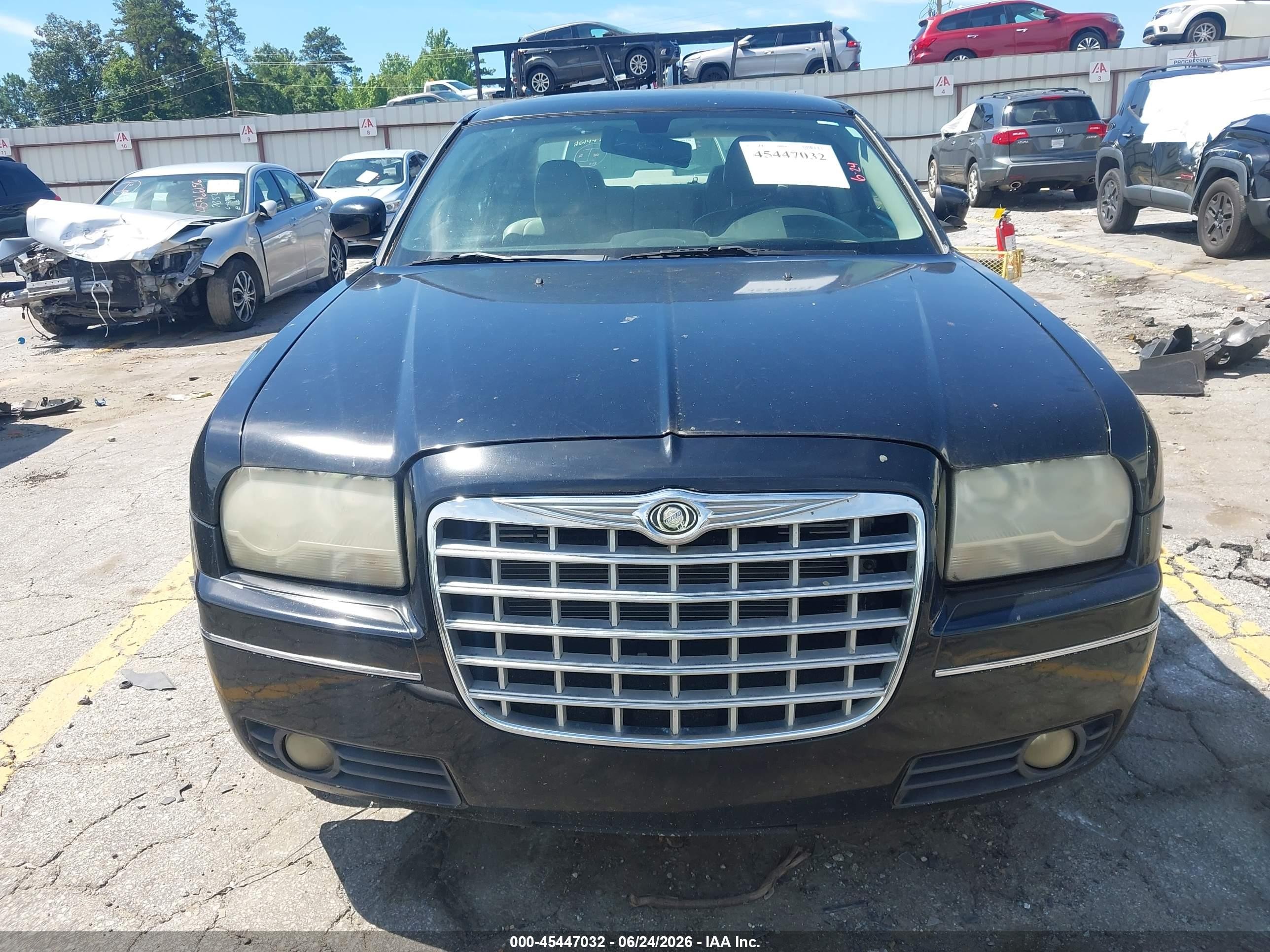 2006 Chrysler 300 Touring Black vin: 2C3KA53G76H412016