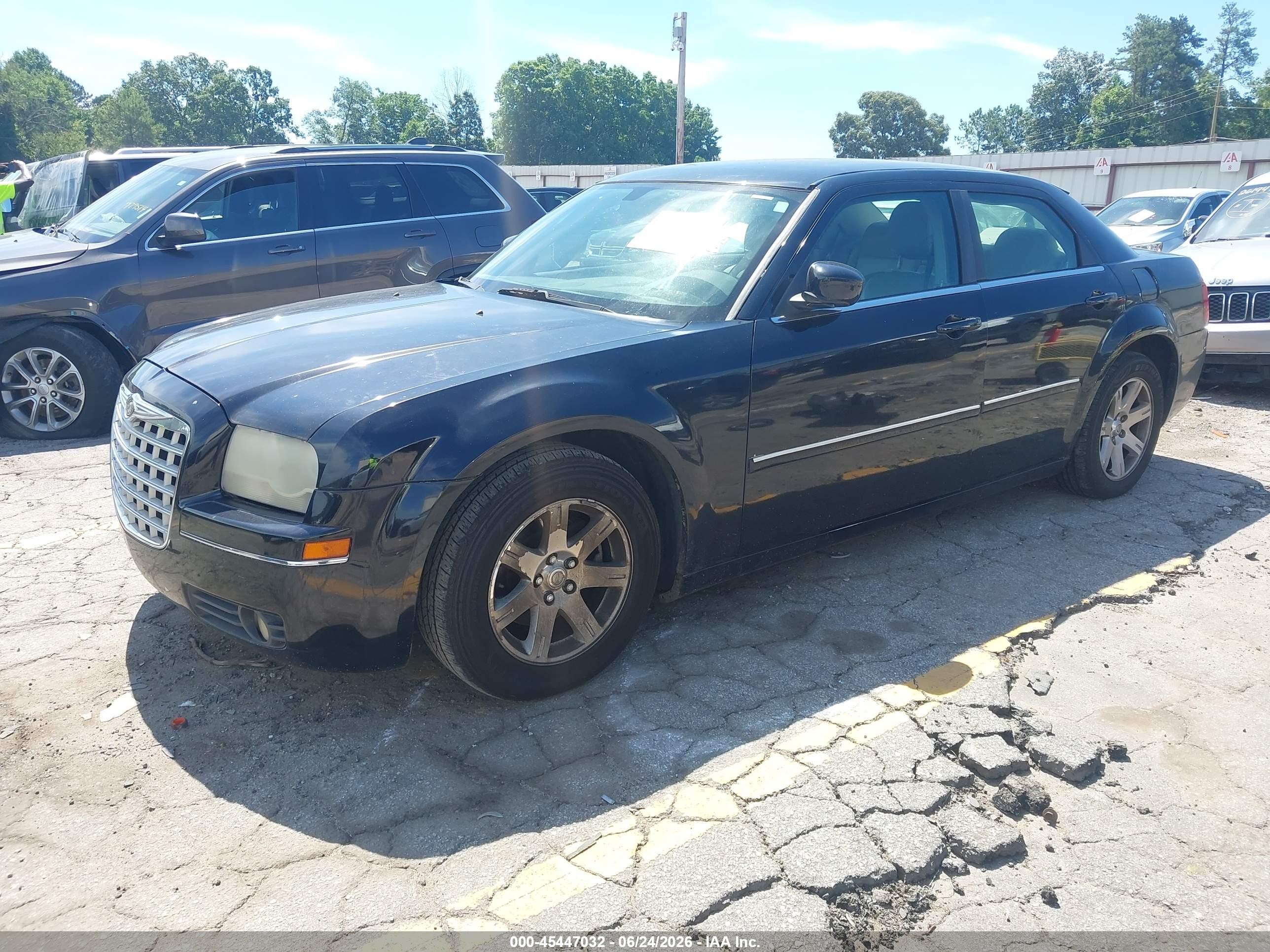 2006 Chrysler 300 Touring Black vin: 2C3KA53G76H412016