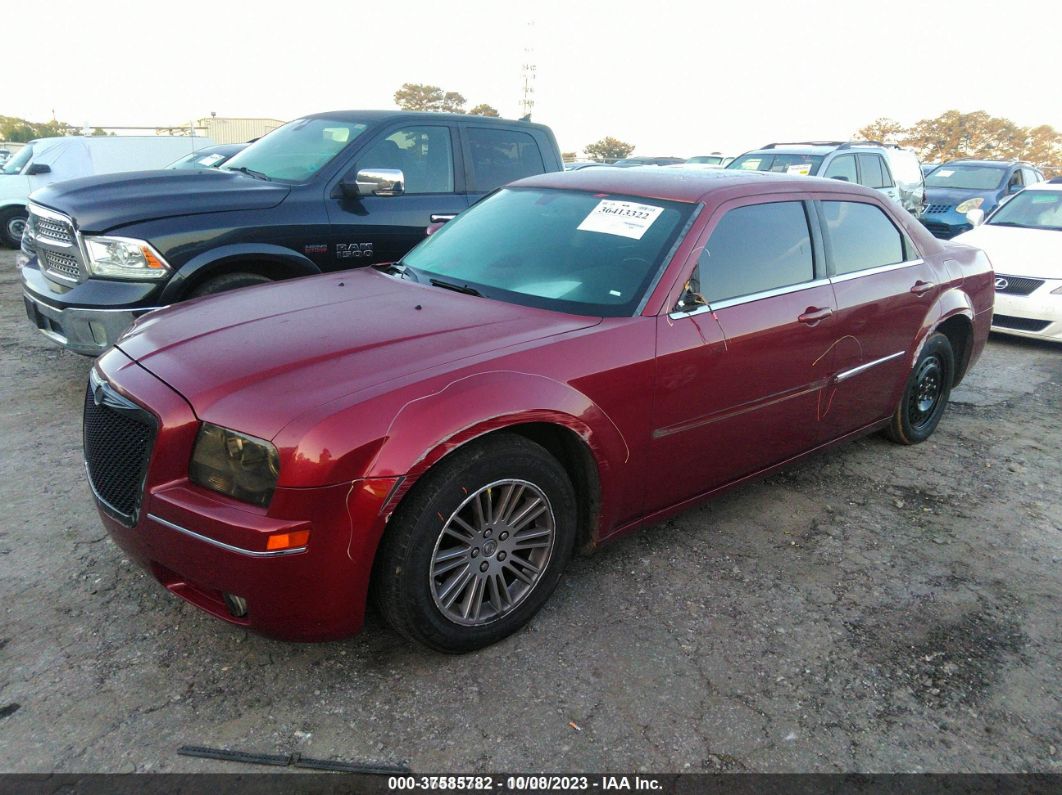 2007 Chrysler 300 Touring Темно-бордовый vin: 2C3KA53G77H740179