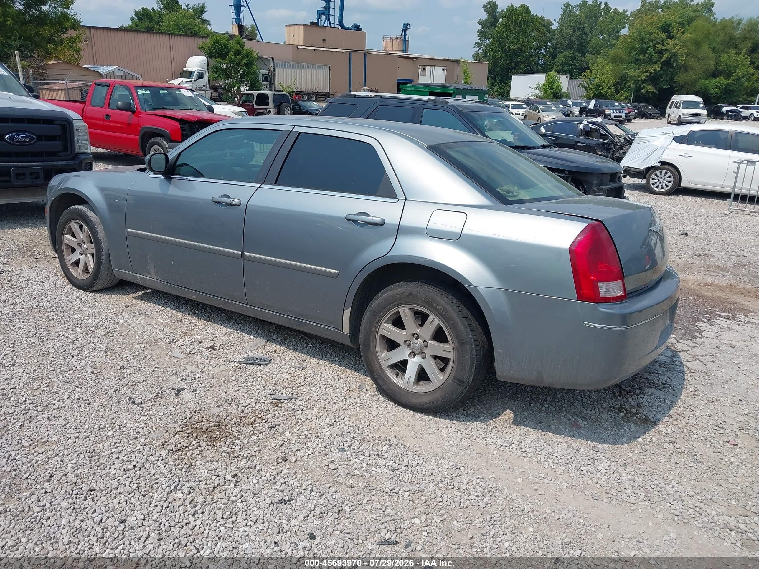 2007 Chrysler 300 Touring Light Blue vin: 2C3KA53G77H759539