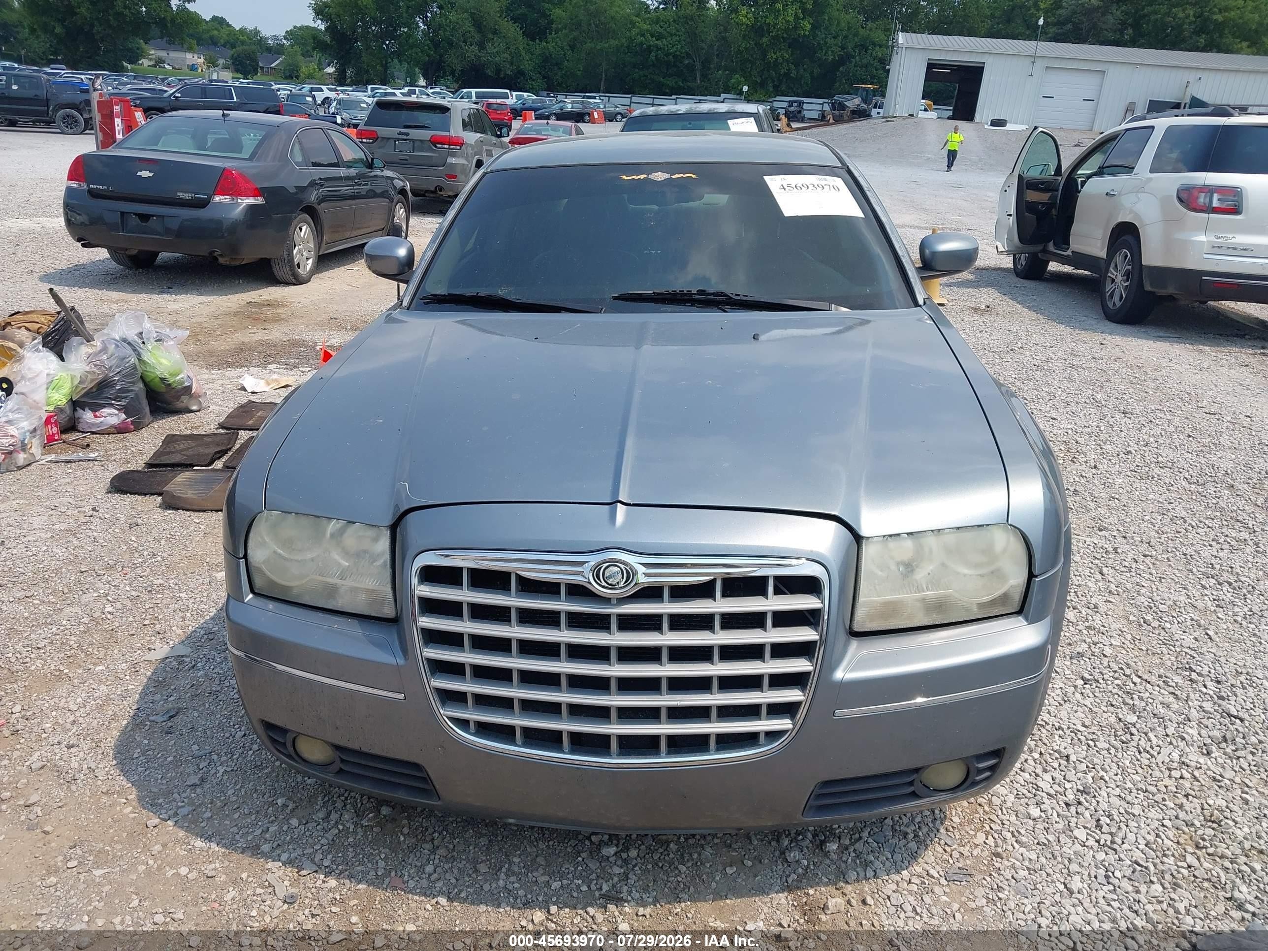 2007 Chrysler 300 Touring Light Blue vin: 2C3KA53G77H759539